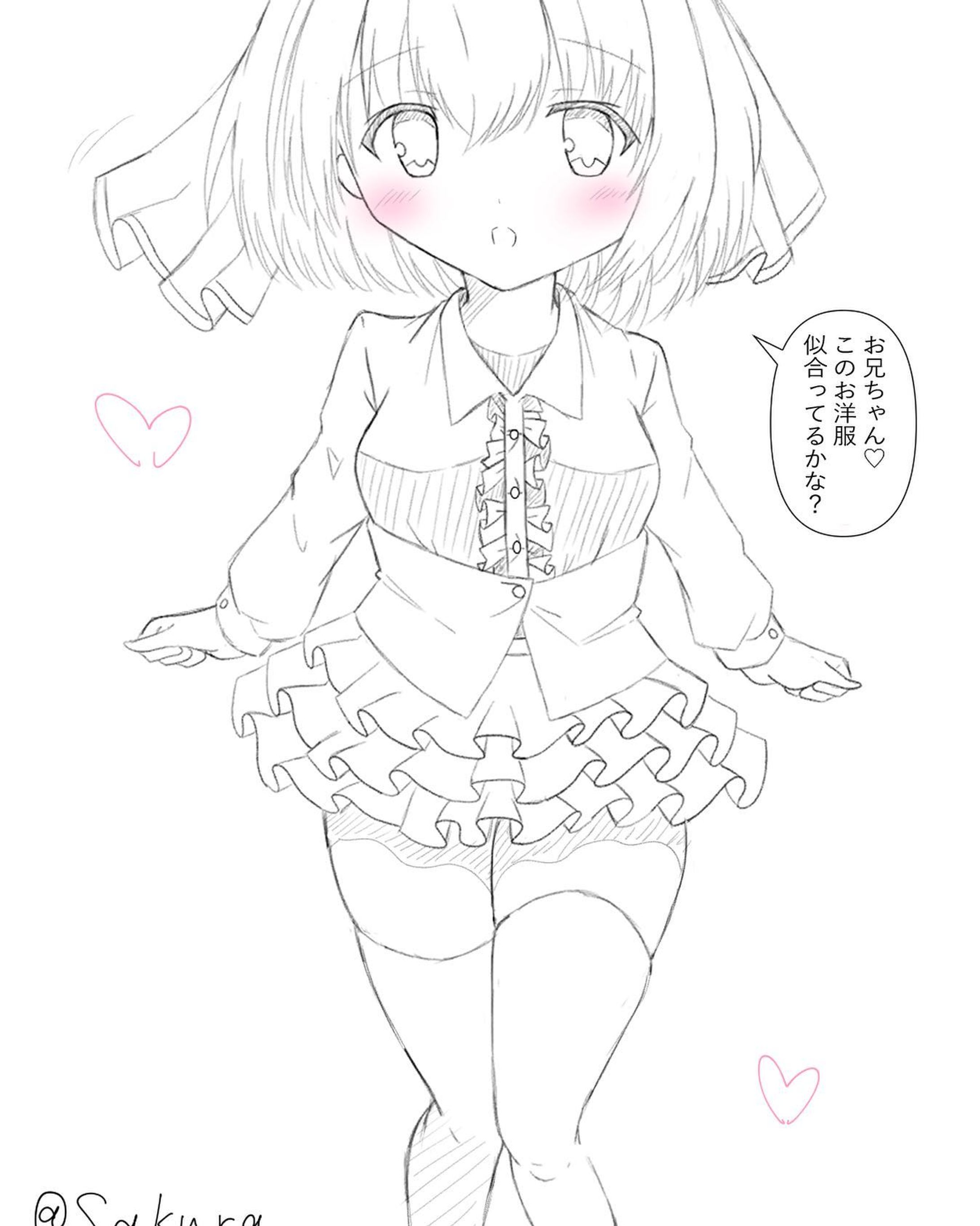 フリル洋服なミシェルちゃん🎀💕-1
