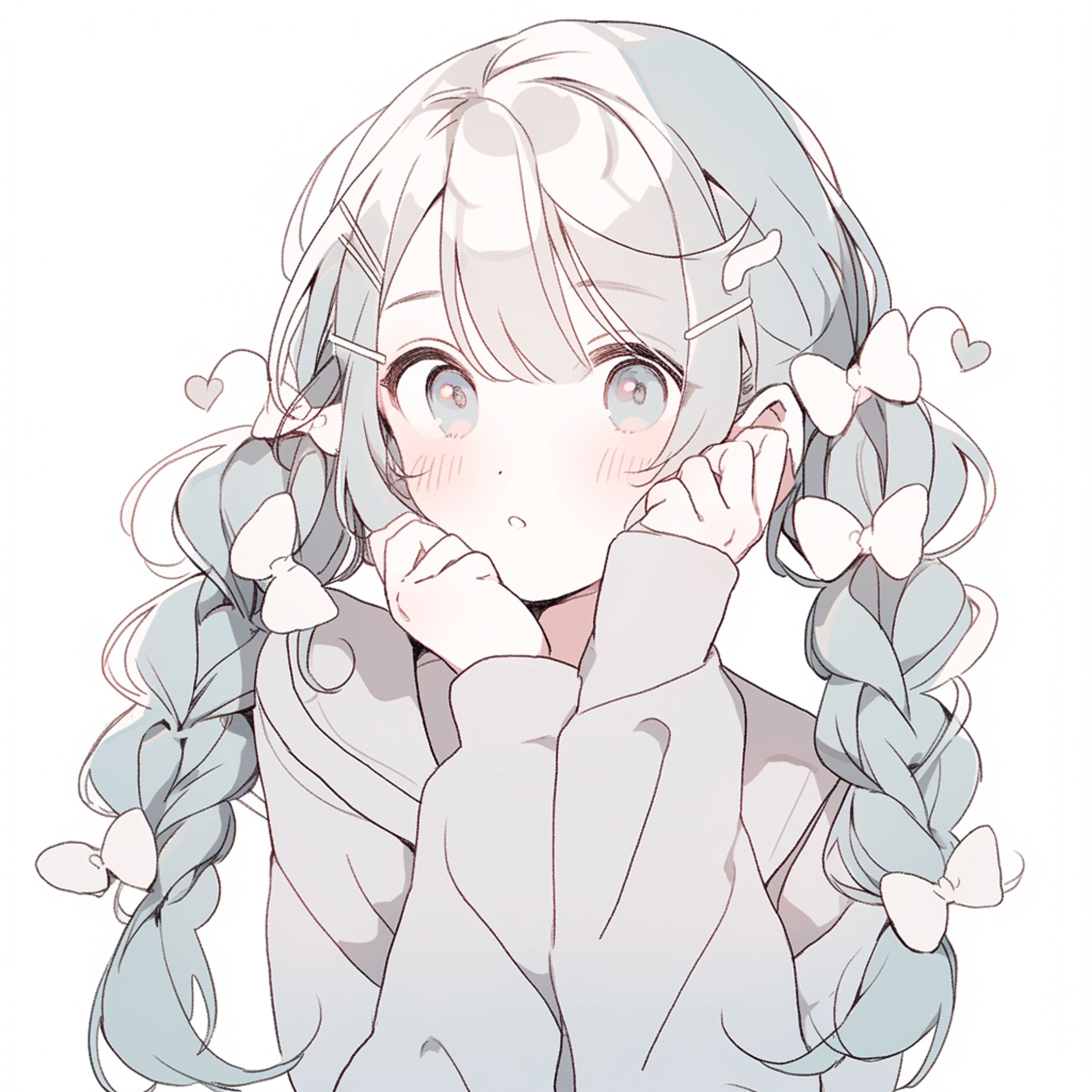 ツインテールの女の子-1