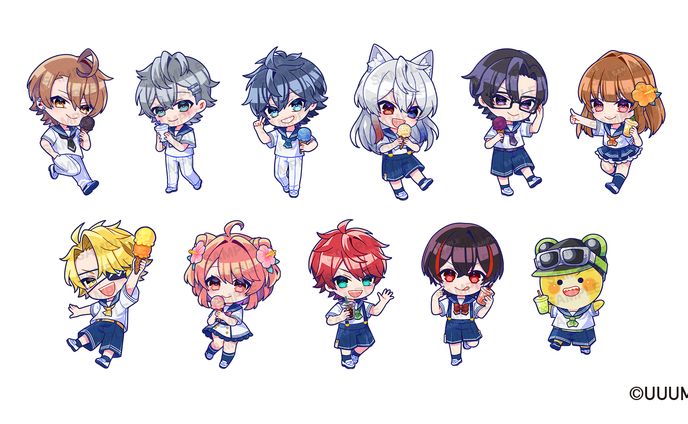 『からぴち夏休み 〜Enjoy！バケーション〜』東京ドームシティアトラクションズ デフォルメイラスト