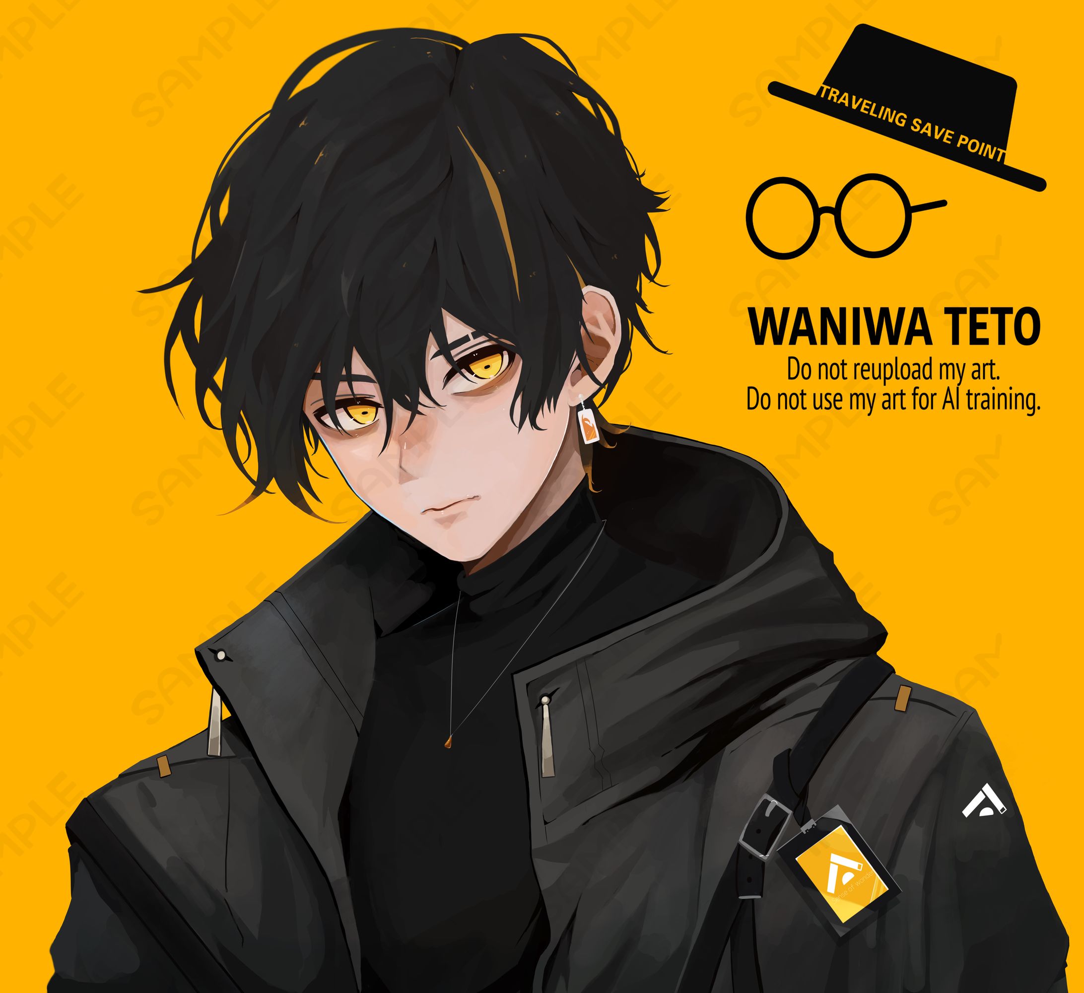 【ご依頼作品】冬真こゆき様　キャラクターデザイン全身イラスト・バストアップ-1