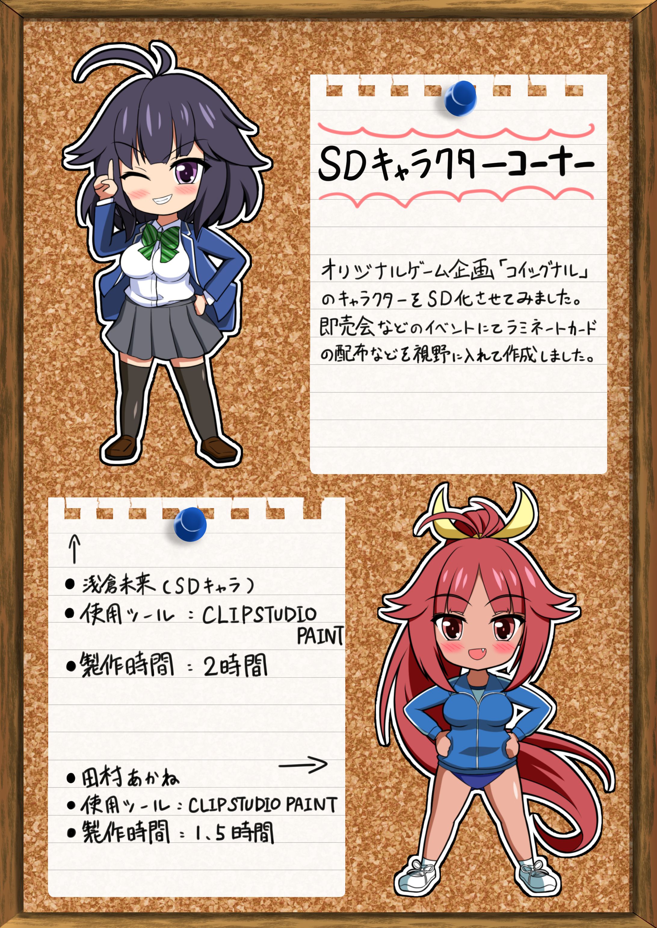 ポートフォリオ：オリジナルゲーム・SDキャラ-1