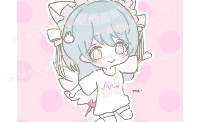 にゃがお 様 ┊︎ ミニキャライラスト