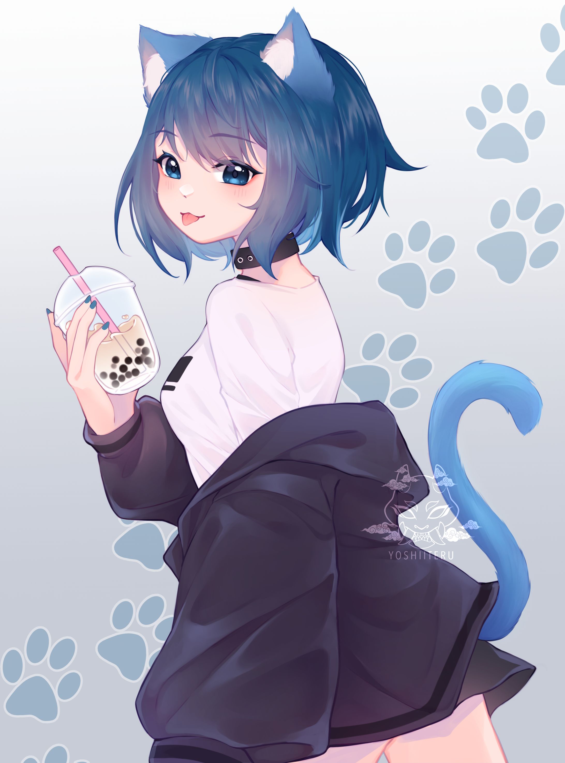 Illustration commission for TsunamiCatVT-1