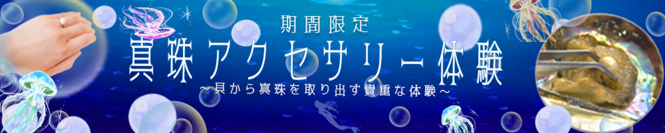 真珠アクセサリー体験のバナー（日本デザインスクール）-1