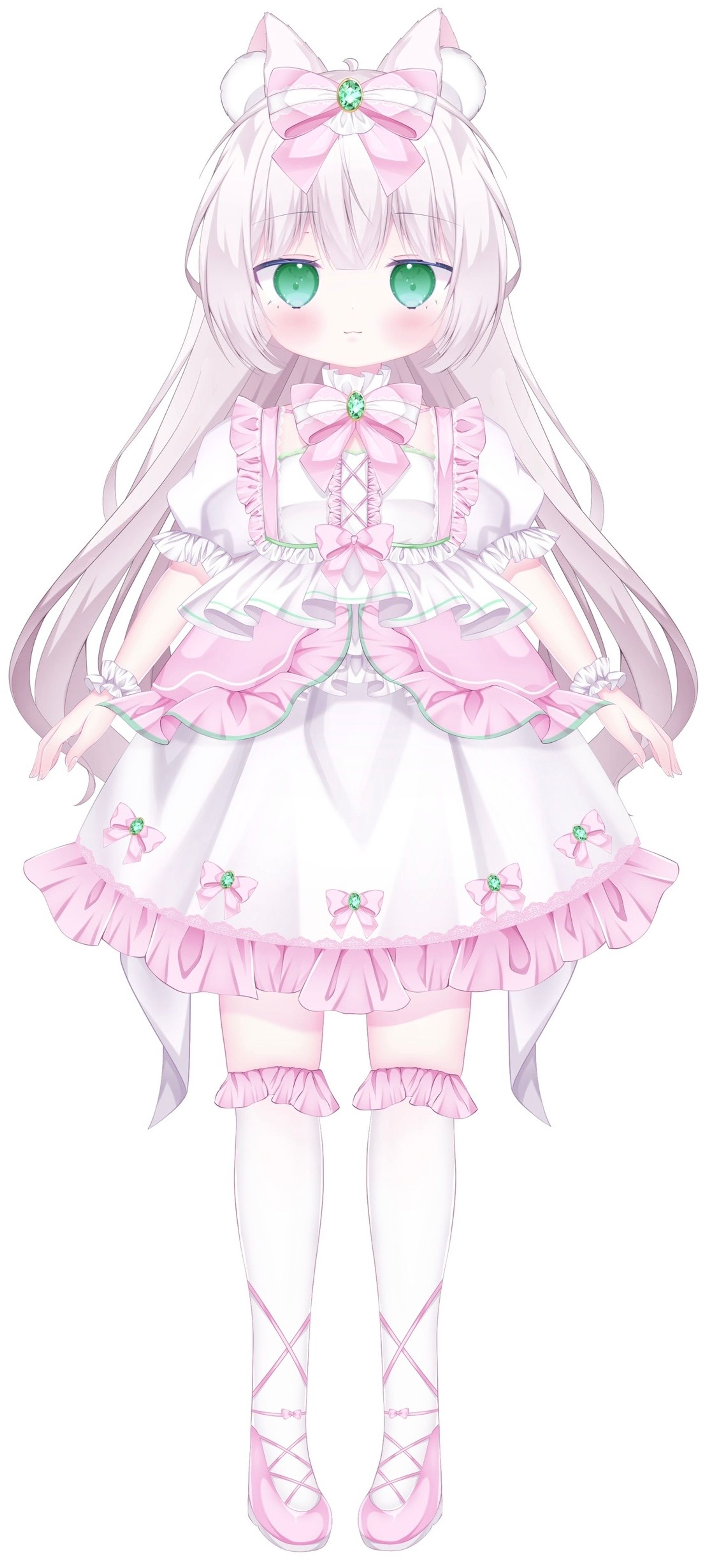 【VTuberモデル】 パーツ分けイラスト-1