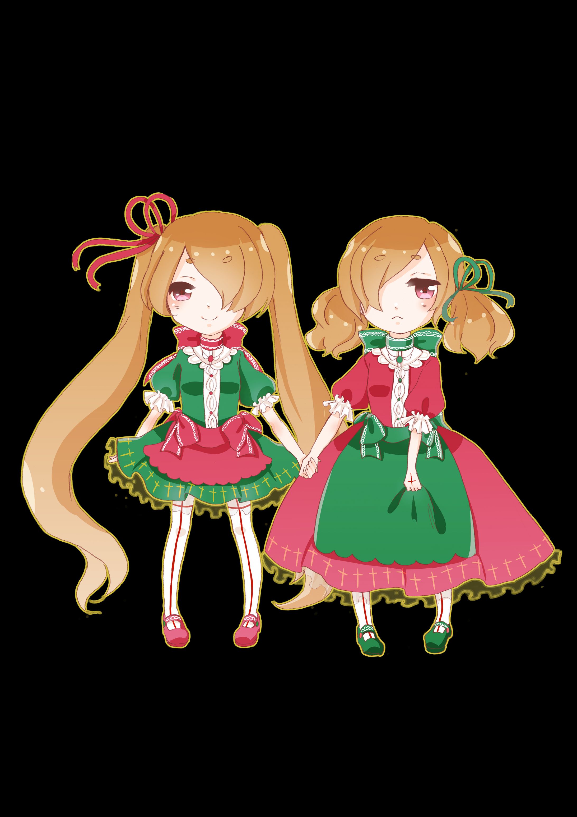 双子の魔法少女 ミニキャラクター-1