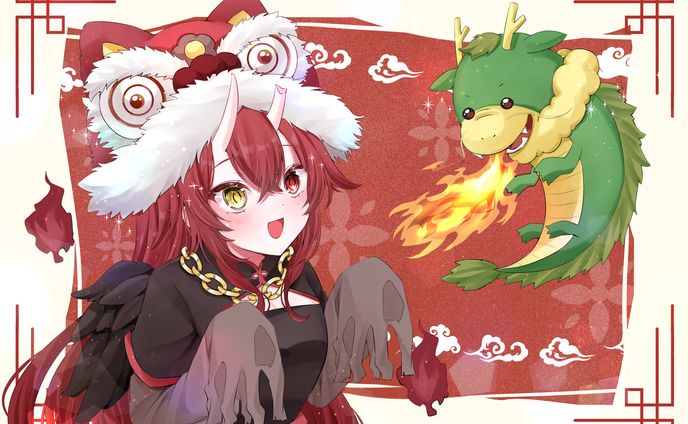 魔狼ミリヤ様　グッズ用イラスト