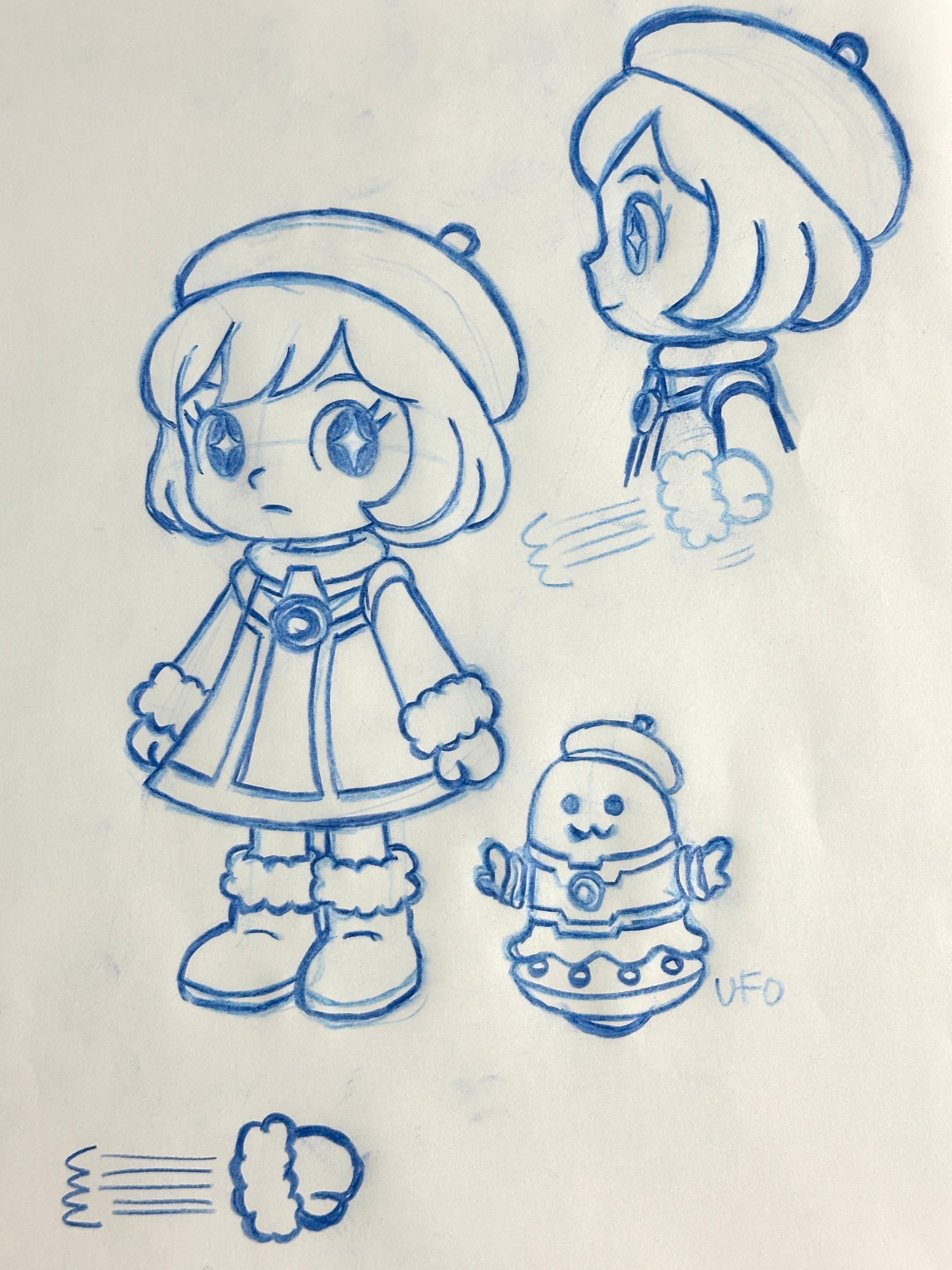 ASTRO TSURAMI - ラフスケッチ-1