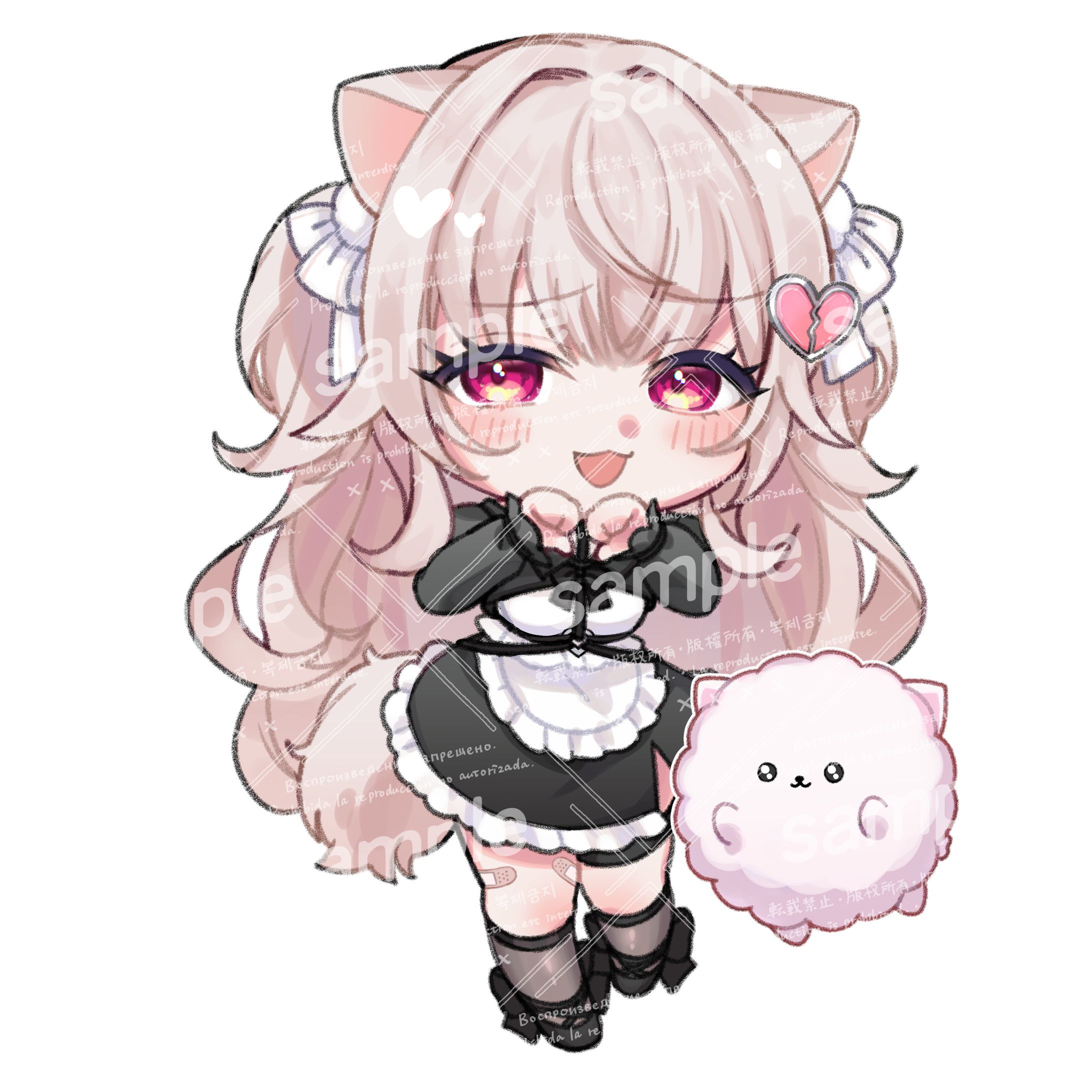 【chibi/SD】リスナー様ご依頼/重愛ちゆめ様【Vtuber】-1