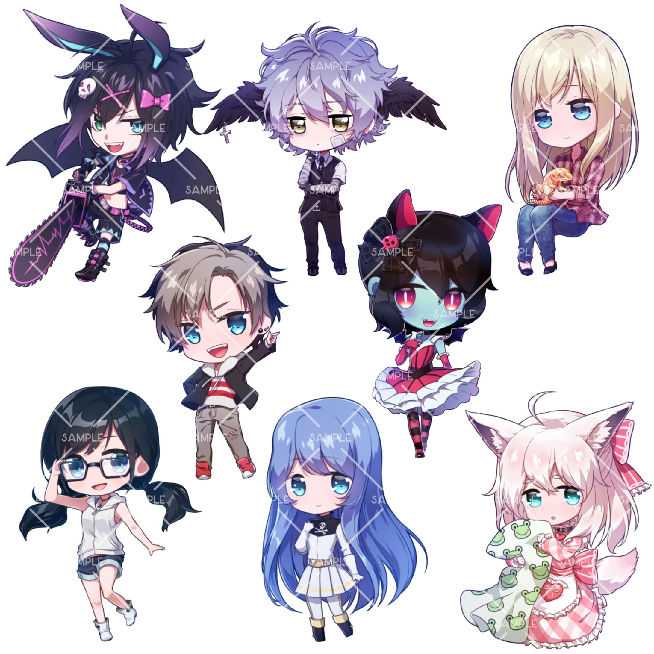 シンプルSDコミッションサンプル-1