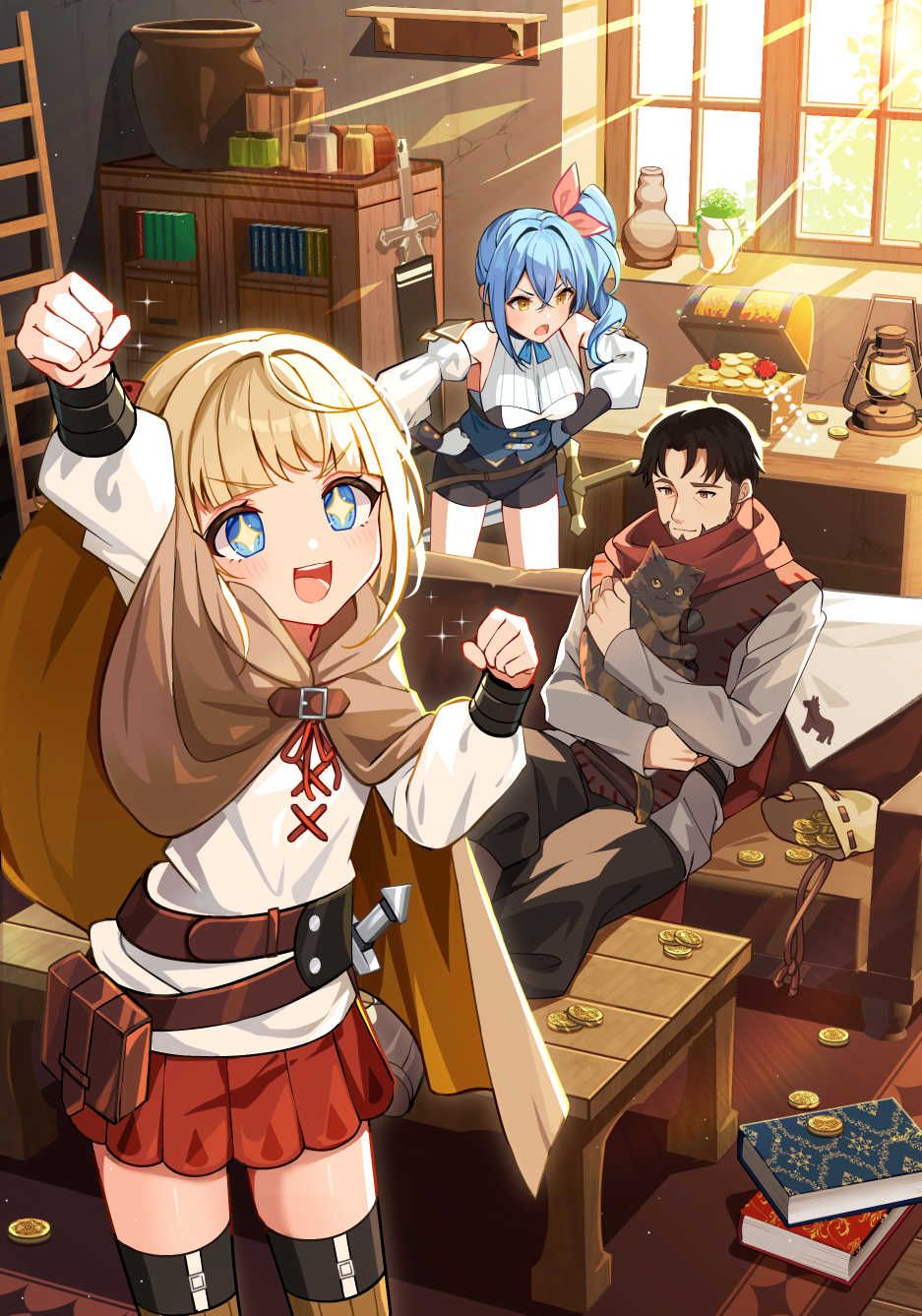 最強出戻り中年冒険者は、いまさら命なんてかけたくない」表紙イラスト