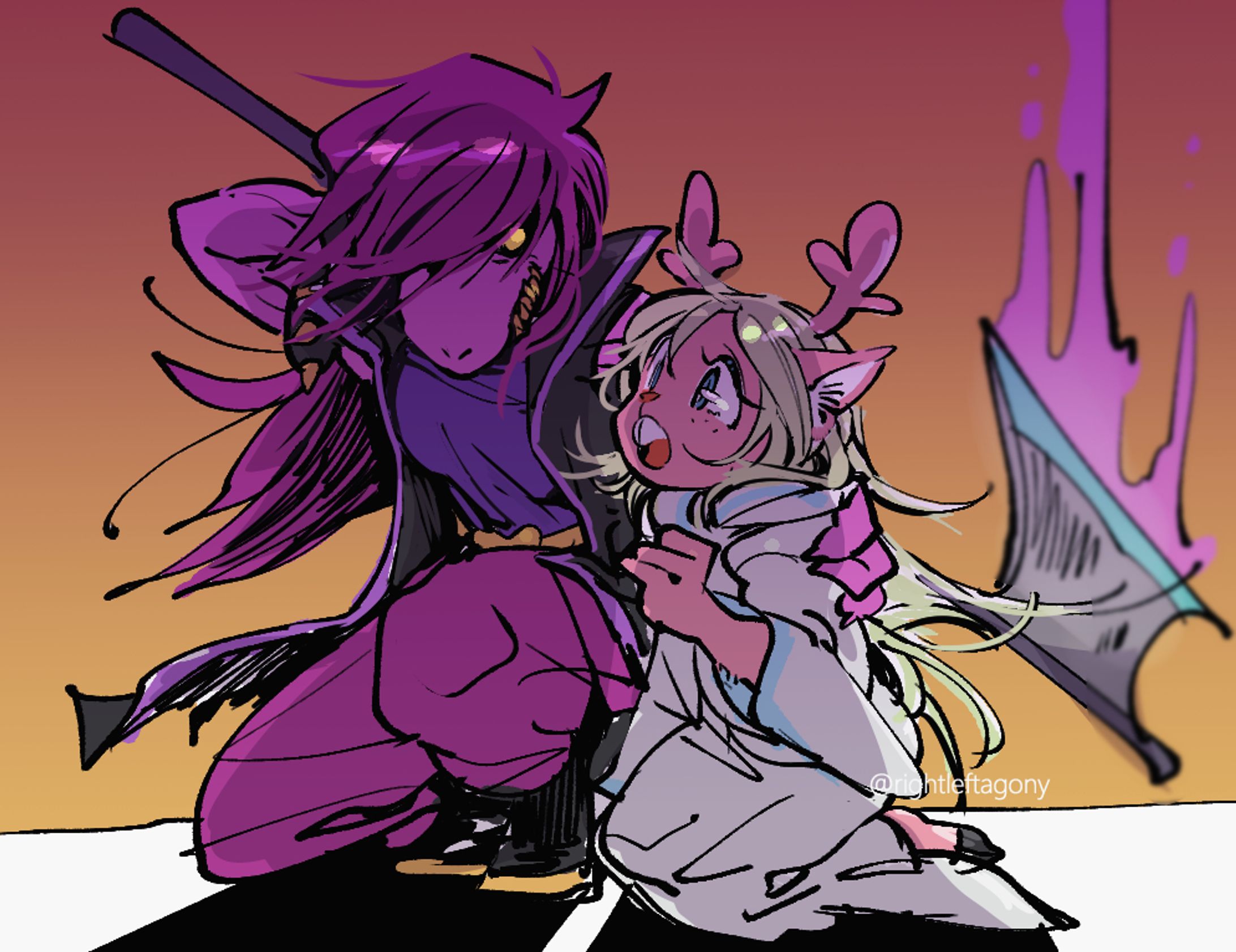 DELTARUNE　ノエルとスージィ-1