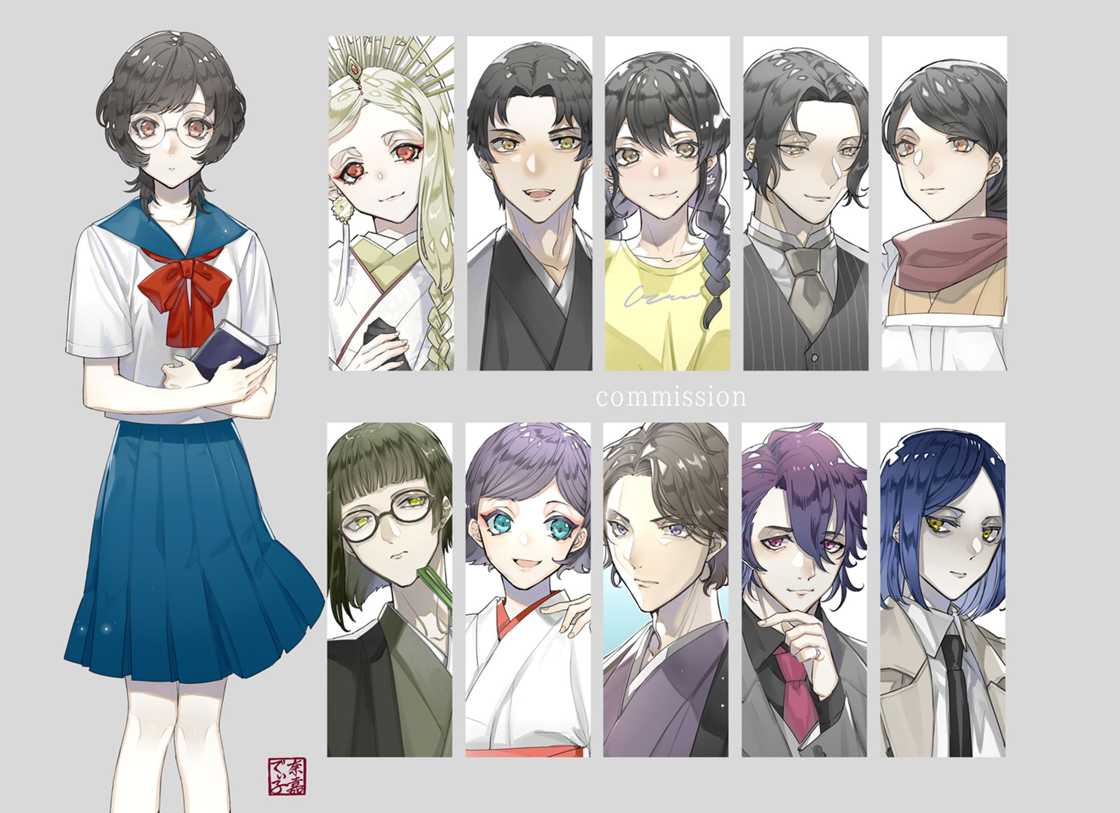 commission TRPG等の立ち絵 2022-2023-1
