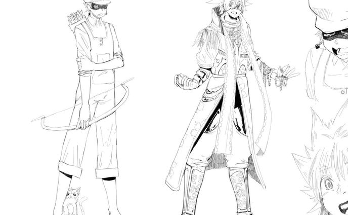 Lyzal Al-Hawari House of Eden Webmanga Character Design