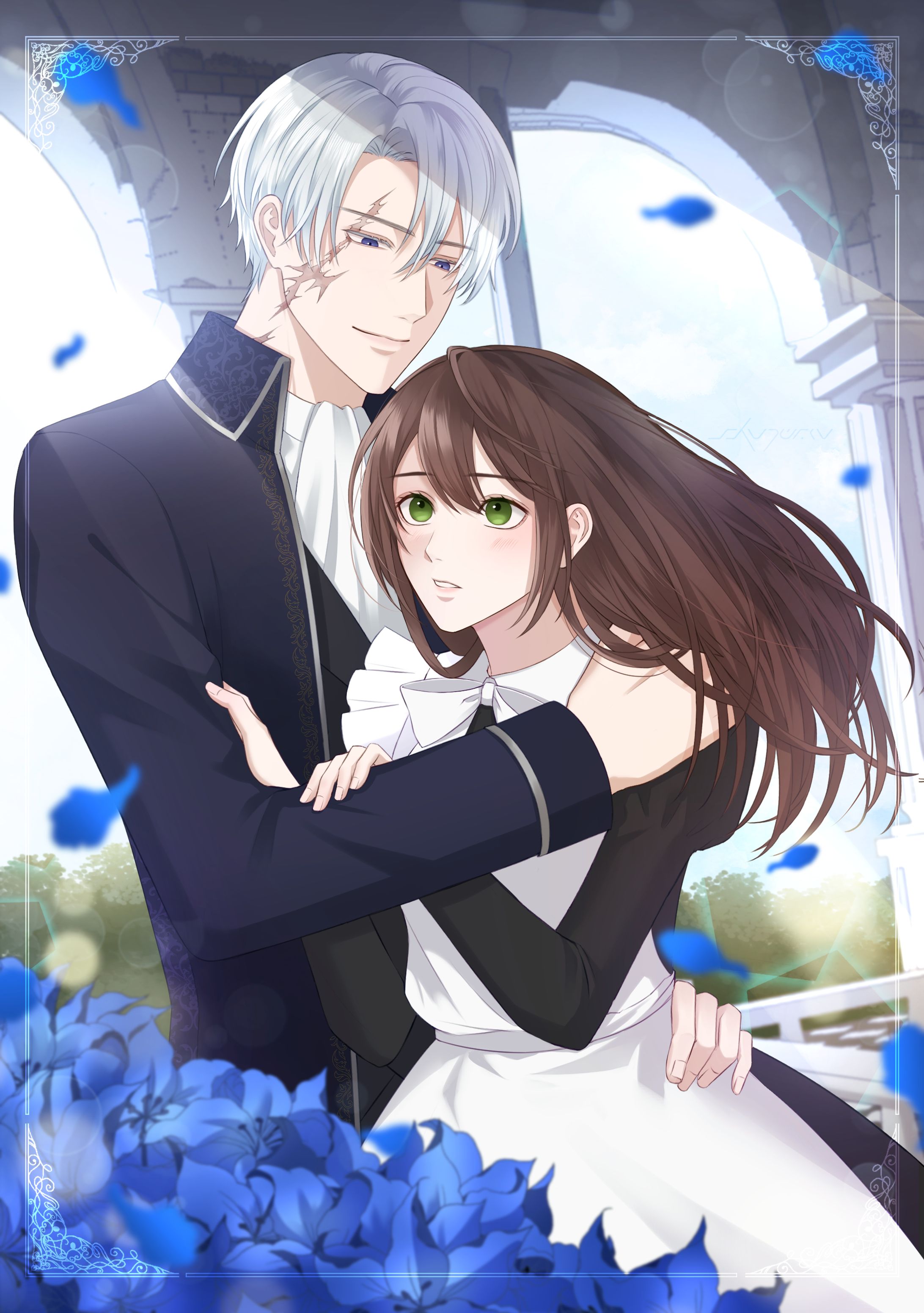 Blue lily-1