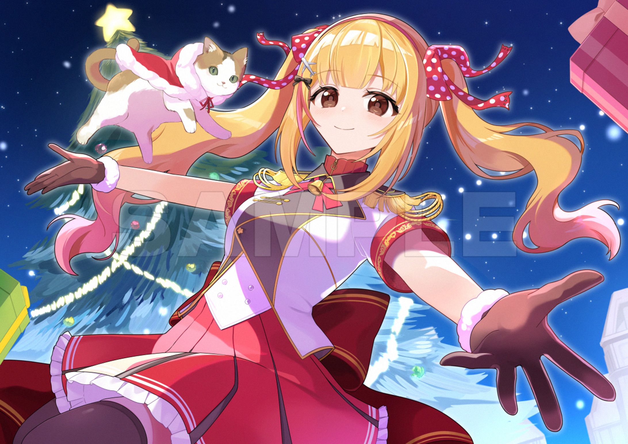 ＜お仕事＞VASE所属 戸定梨香様/クリスマスグッズイラスト-1