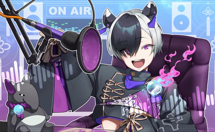 男性Vtuber様より配信用素材のご依頼