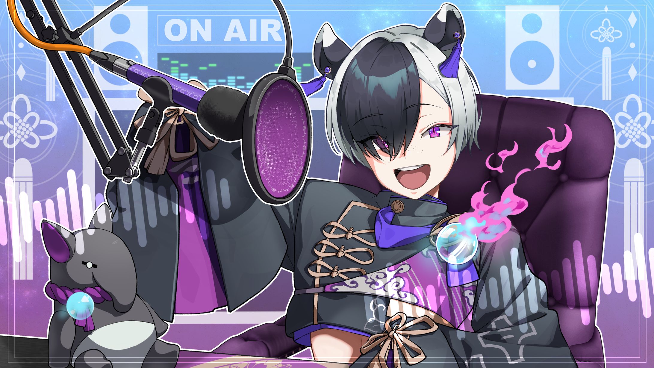 男性Vtuber様より配信用素材のご依頼-1