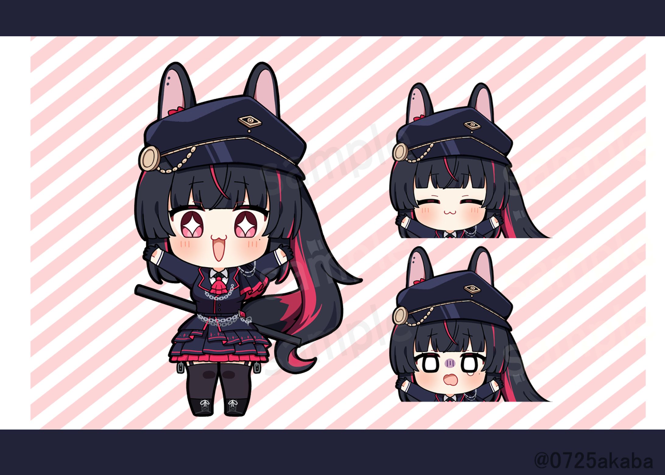 あすとらいぶ　初月ルカ　配信用イラスト-1