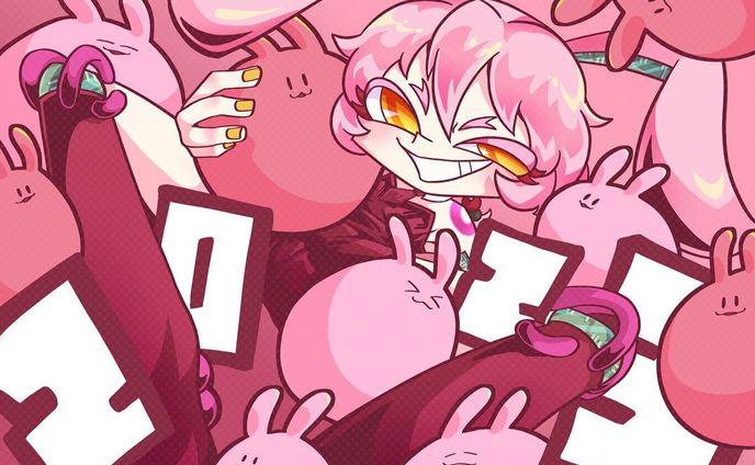 .
あけましておめでとうございます！
今年もよろしくお願いします🐰💕
⁡

#イラスト #オリジナル #デフォルメ #メディバンペイント  #謹賀新年