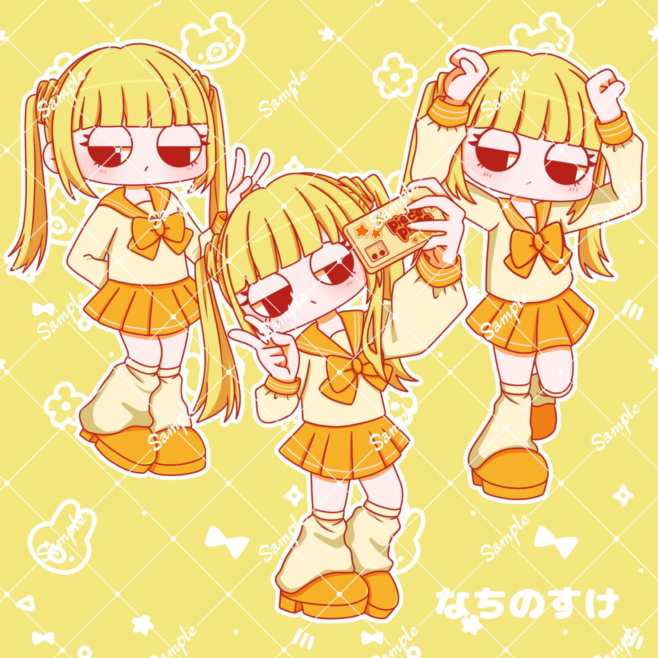 【重音テト】チェダー！　SD立ち絵-1