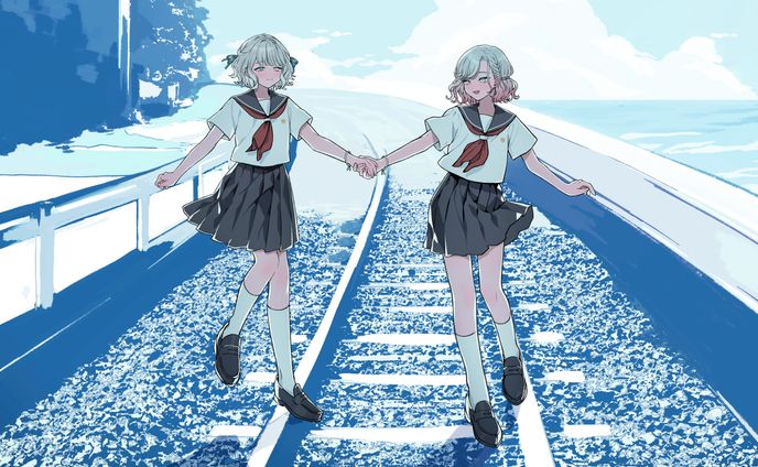 『少女レイ』歌ってみた動画イラスト/雪原まふゆ.404