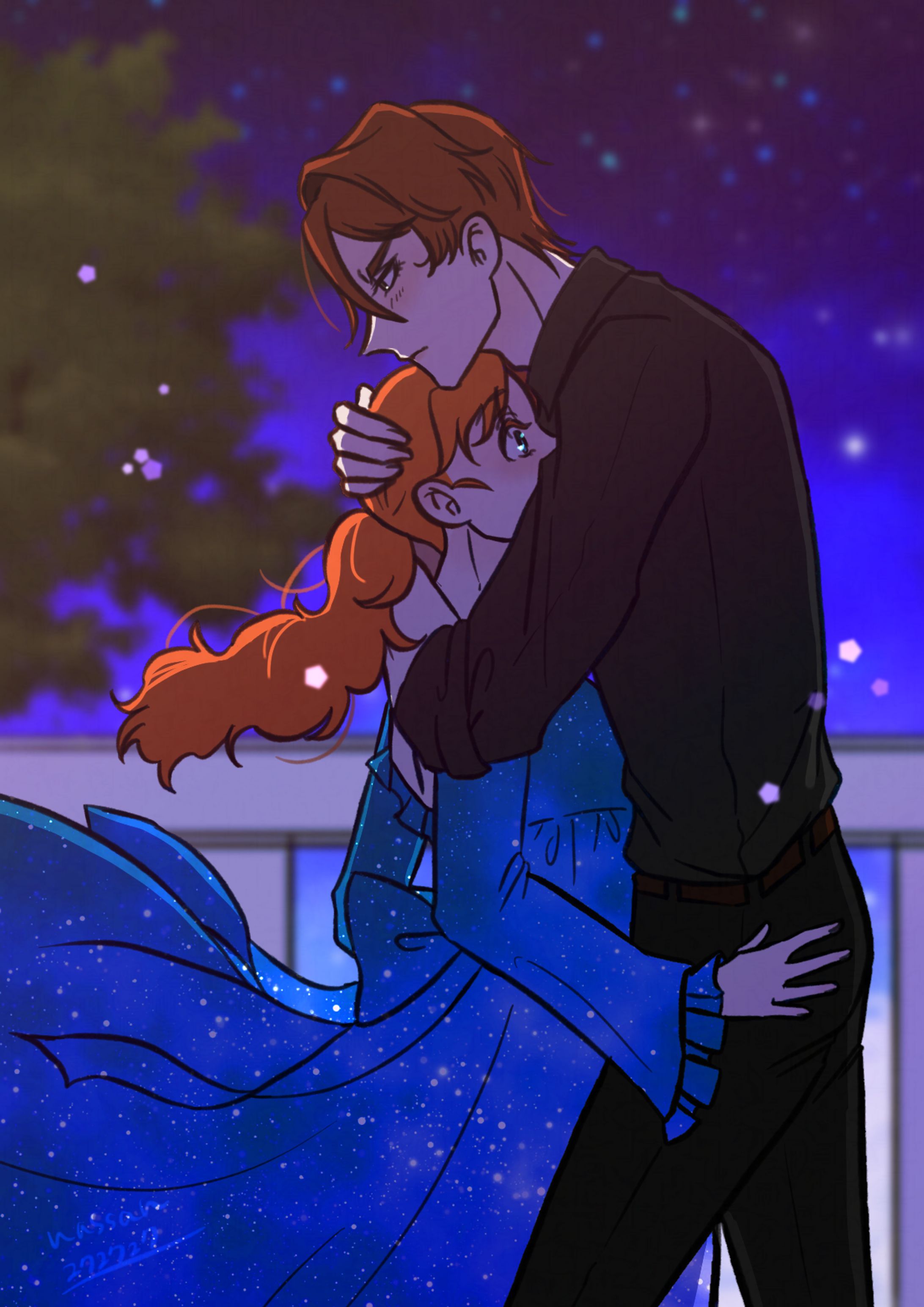 バルコニーにて。-1