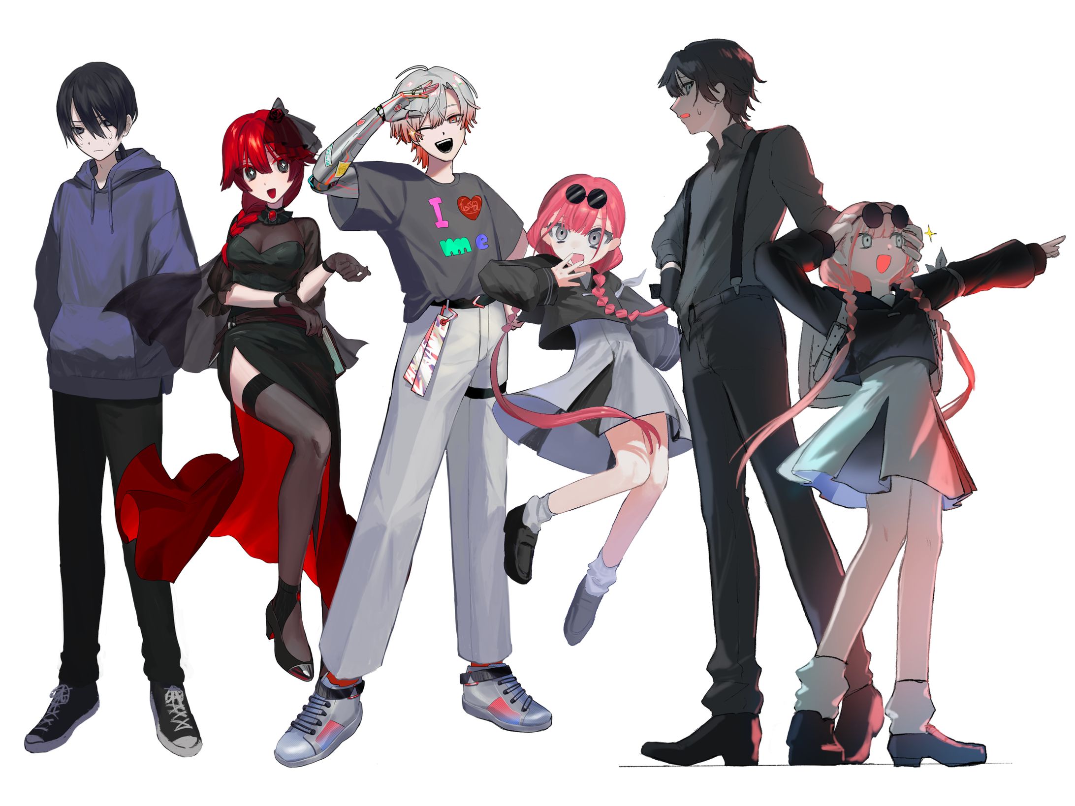 作品紹介 一次創作立ち絵＋キャラクターデザイン