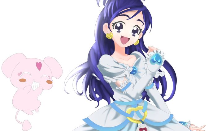 友達の依頼でプリキュア描きました。