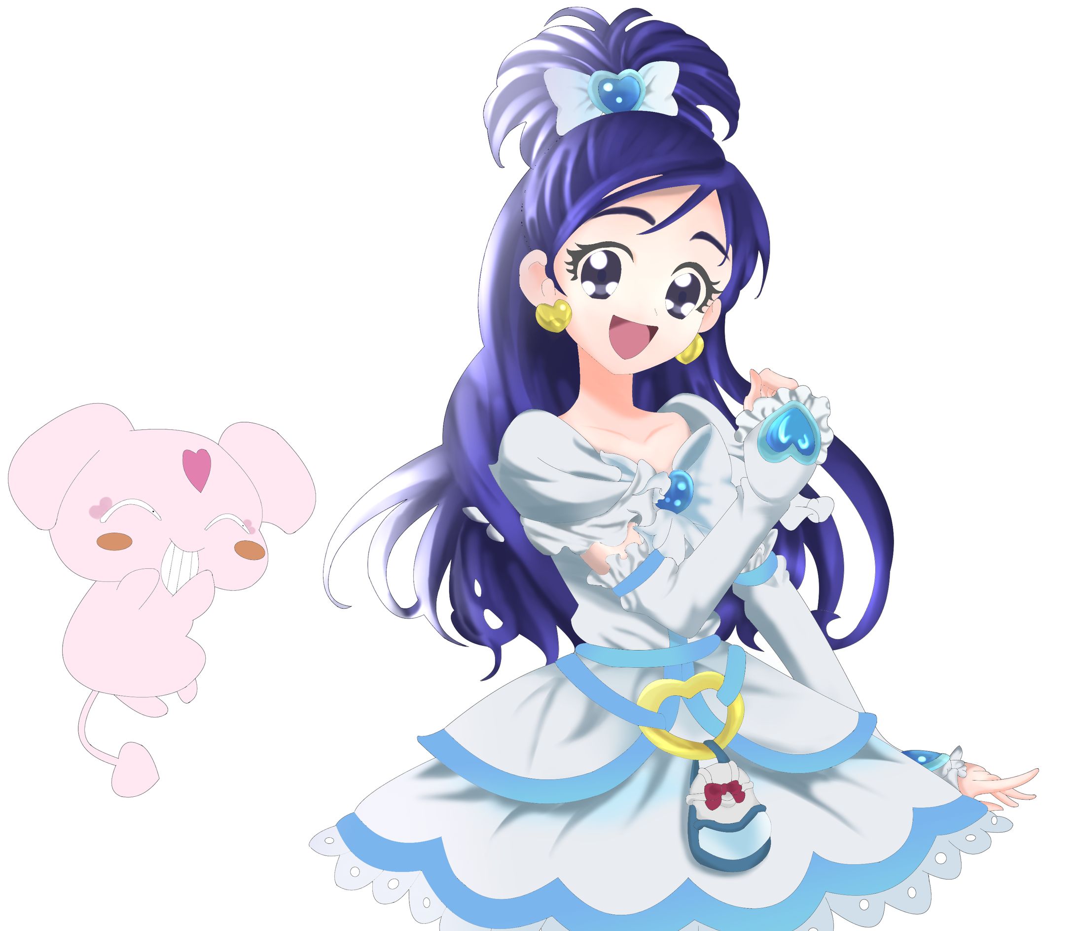 友達の依頼でプリキュア描きました。-1