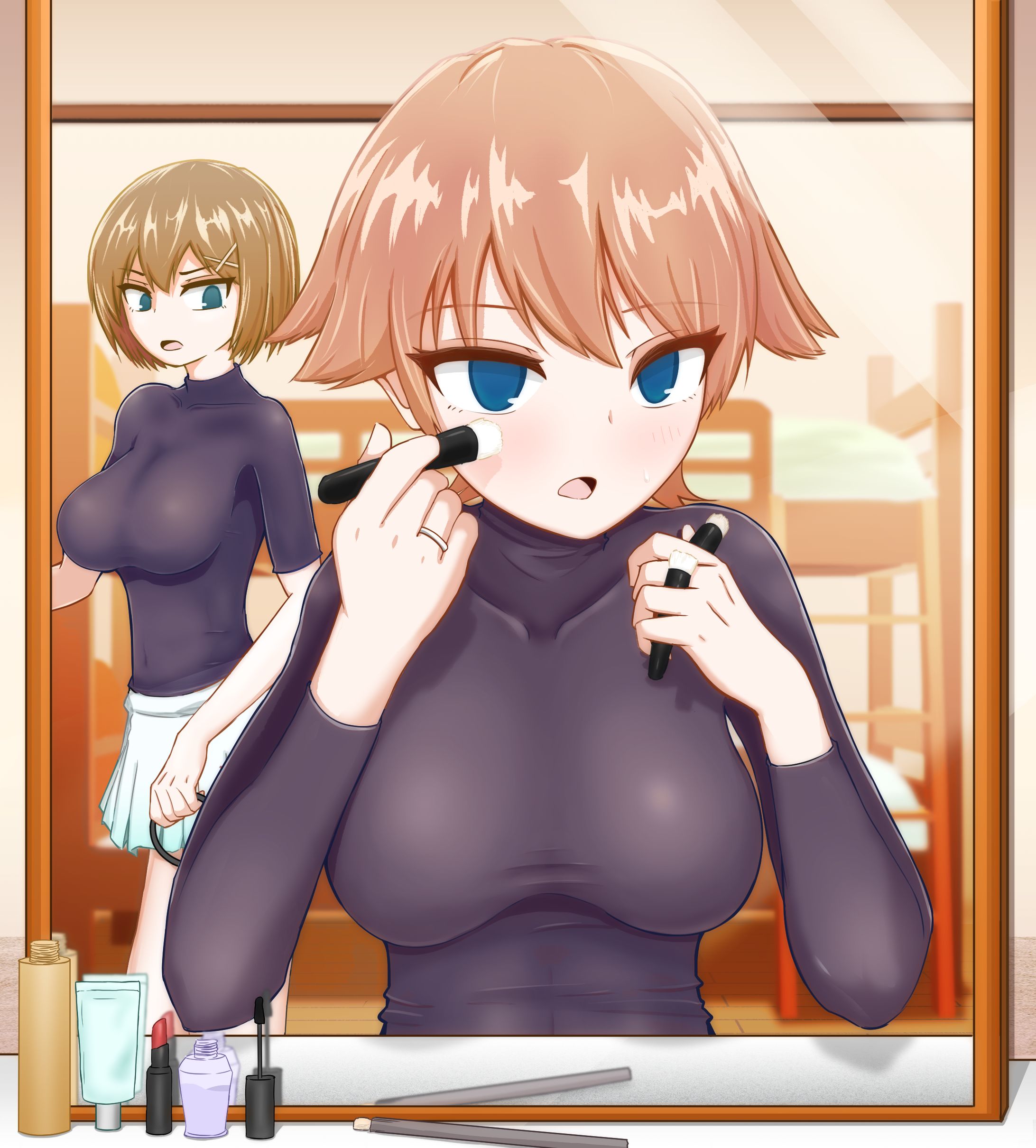 黒インナー比叡摩耶-1