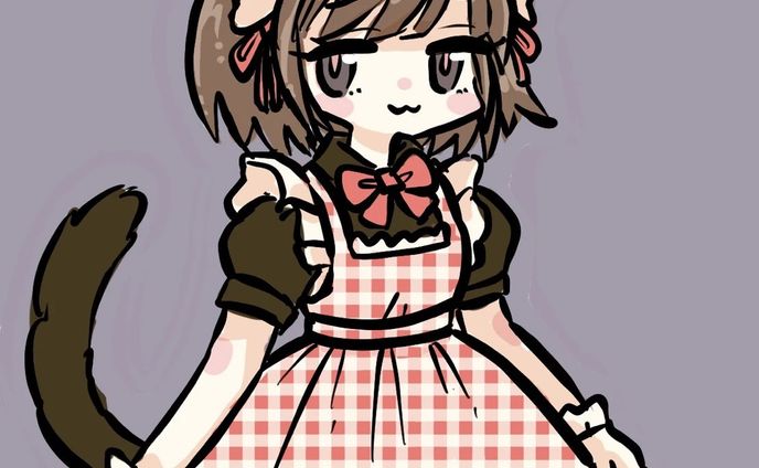 黒猫メイド