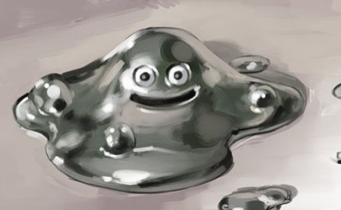 #illustration #art #drawing #fanart #dragonquest #lonemetalslime #slime #ドラゴンクエスト #ファンアート #はぐれメタル