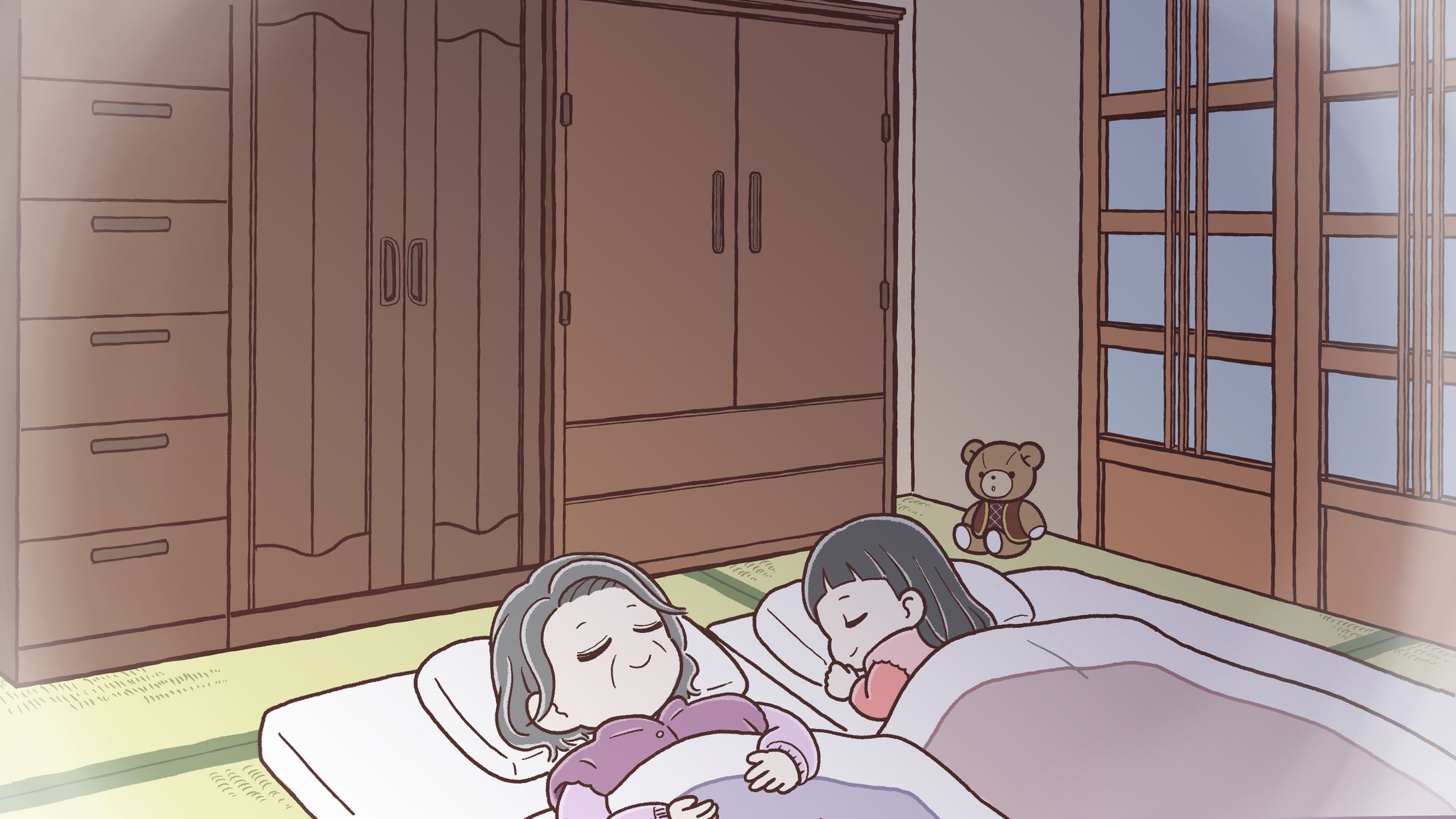 【仕事実績】防災啓発用体験談イラスト-1