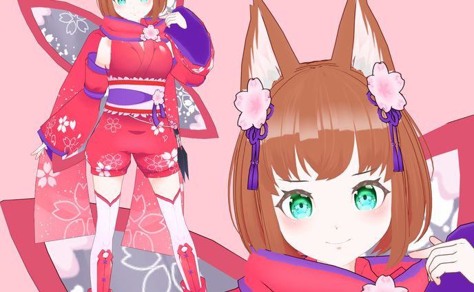 2023年12月　りとこさん3Dモデル制作