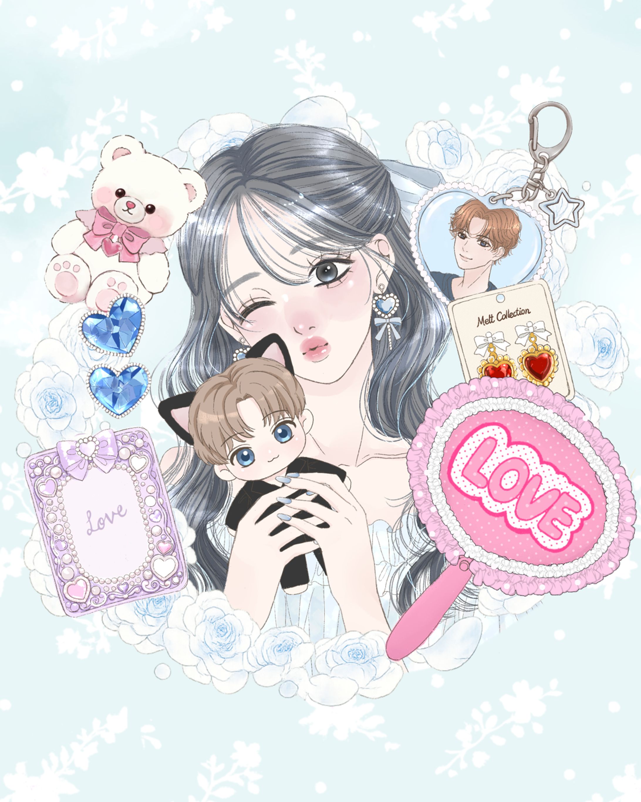     Melt Collection様｜メインビジュアル イラスト作成-1