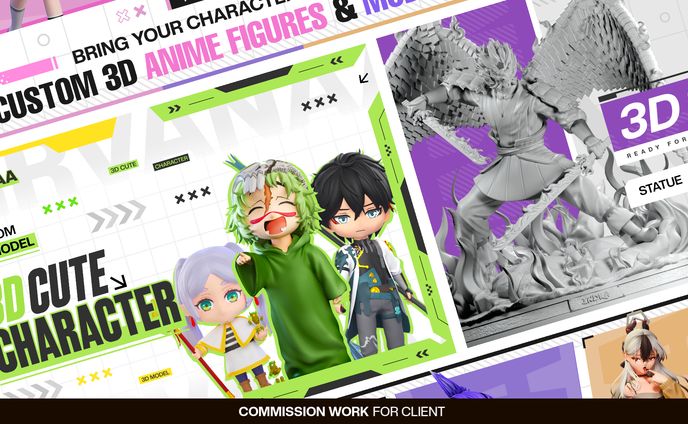 [COMMISSION WORK] Layout/ Banner Design