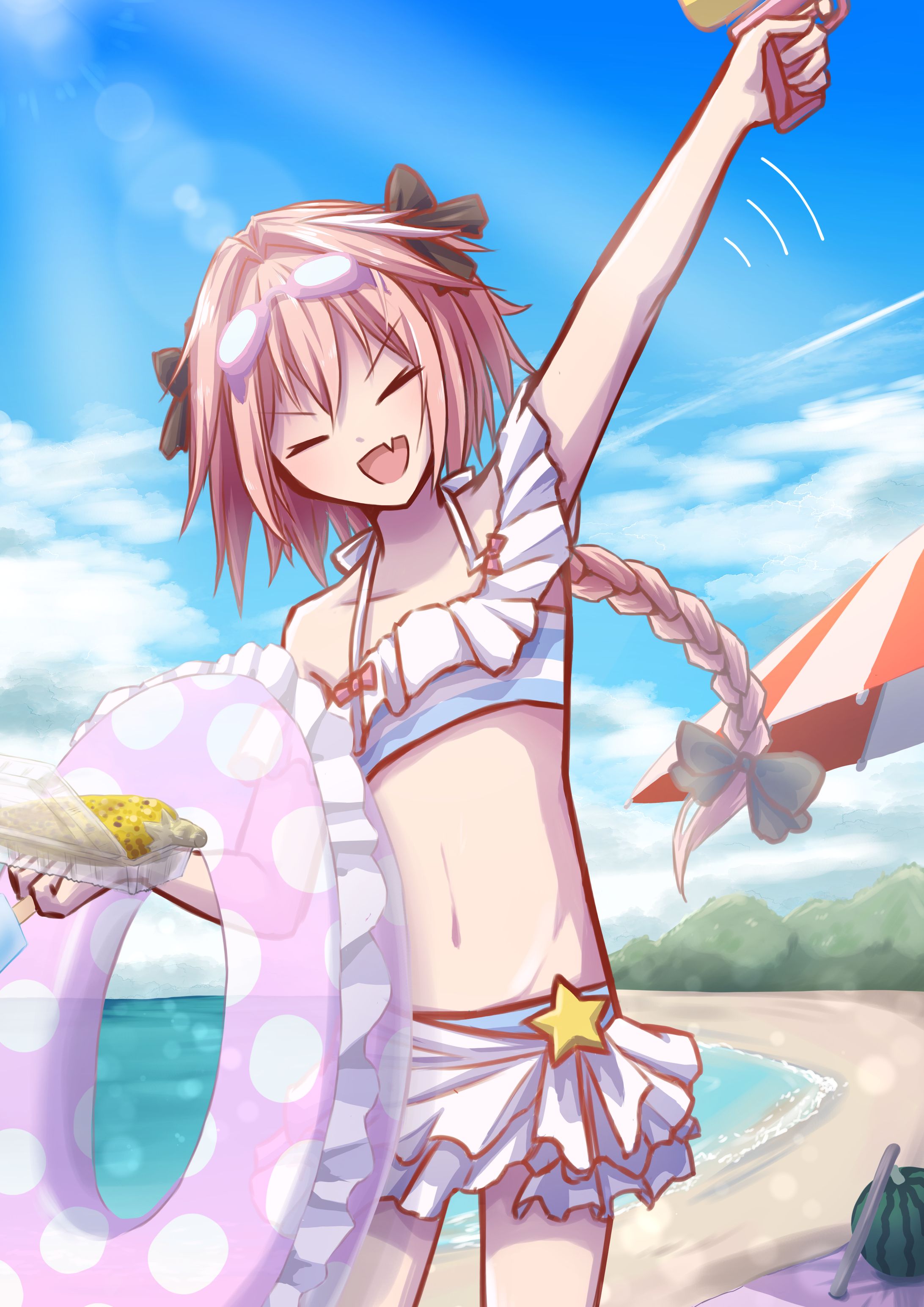 夏だー！海だー！！水着アストルフォだー！！！-1