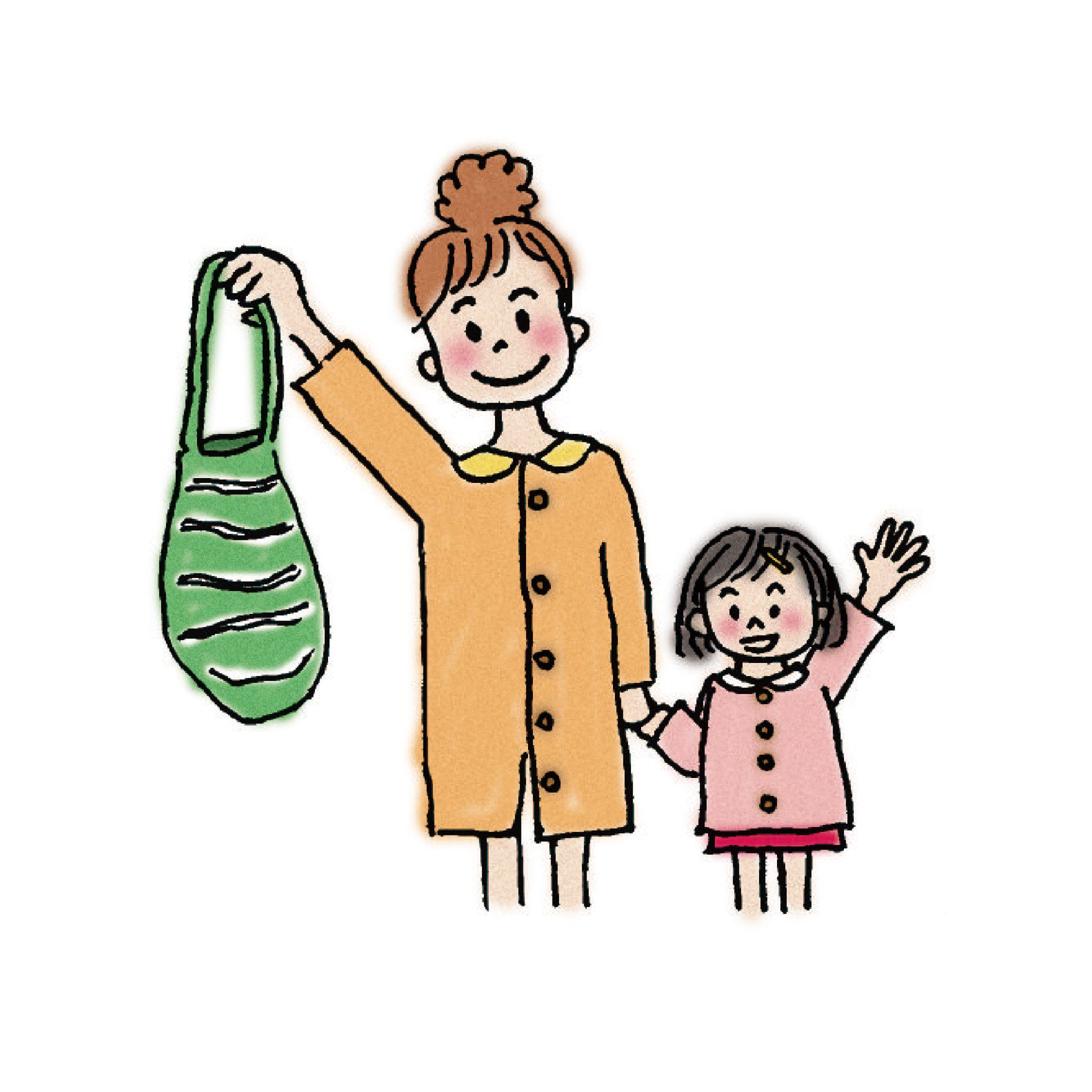 （株）電通さま、ポップ用イラストの制作-1