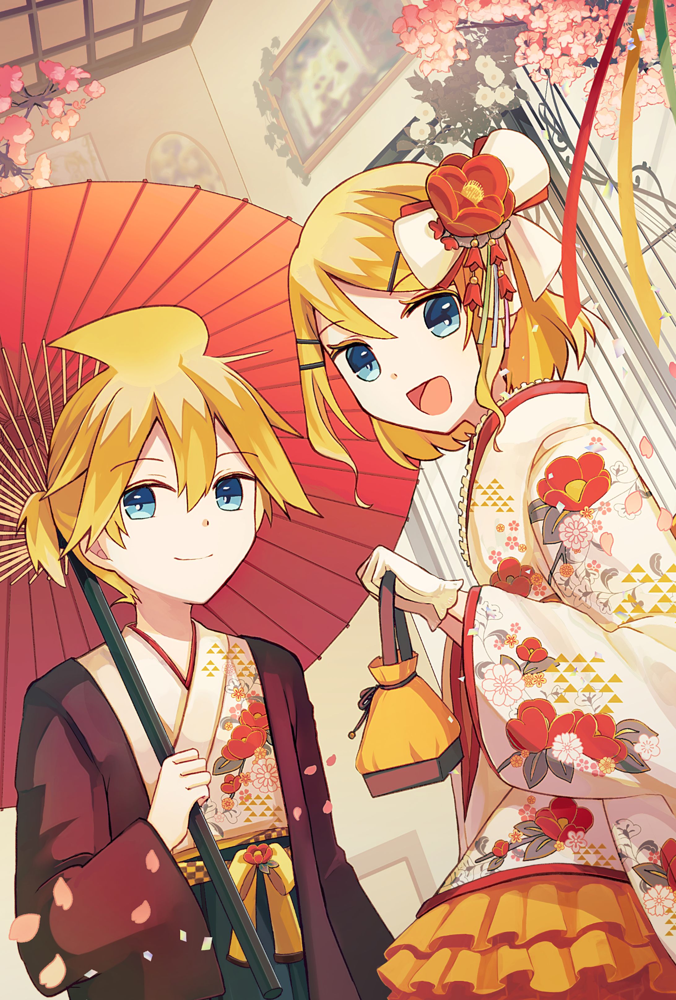 鏡音さん成人おめでとうございます-1