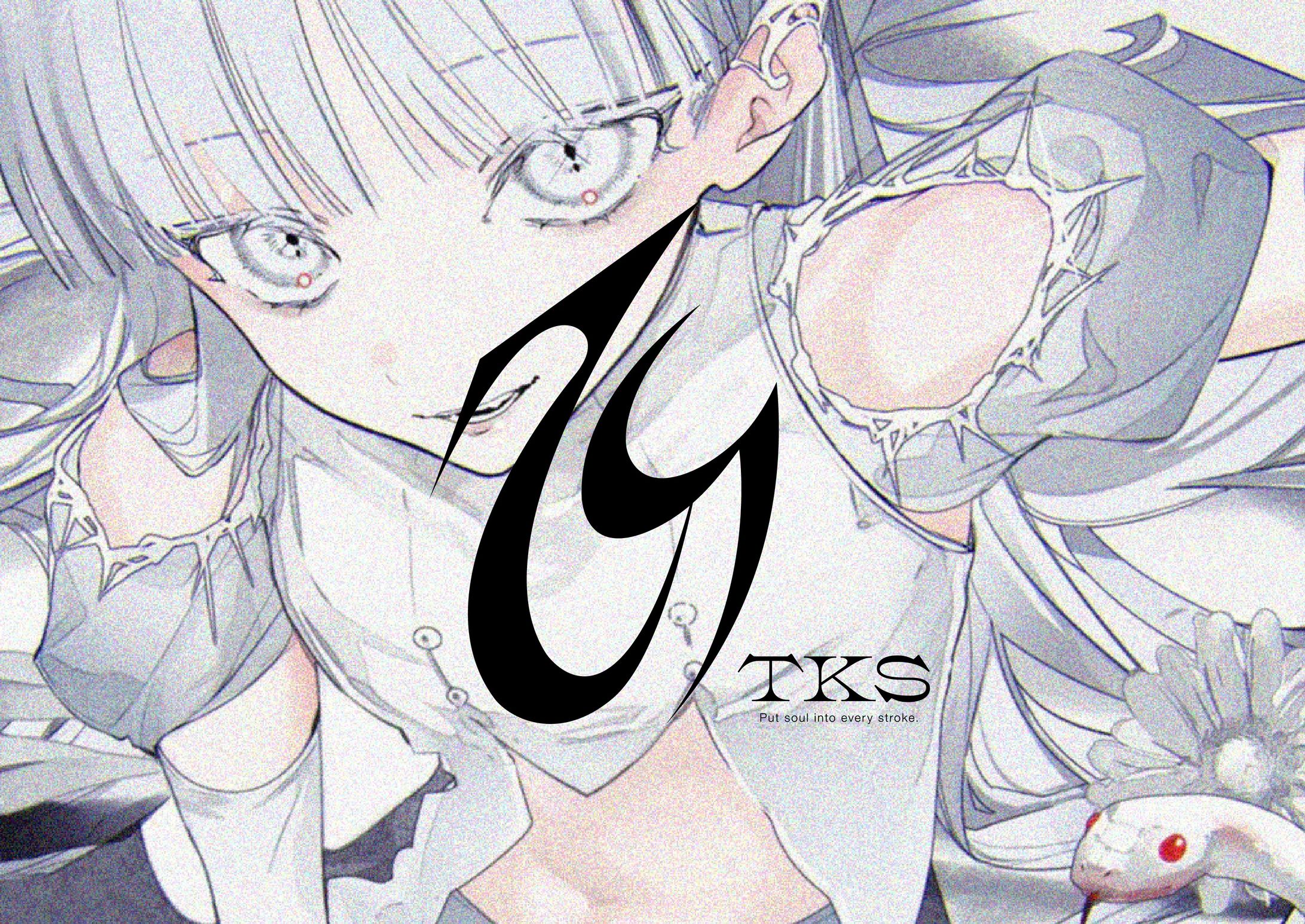 イラストレーター『TKS』様ロゴデザイン-1