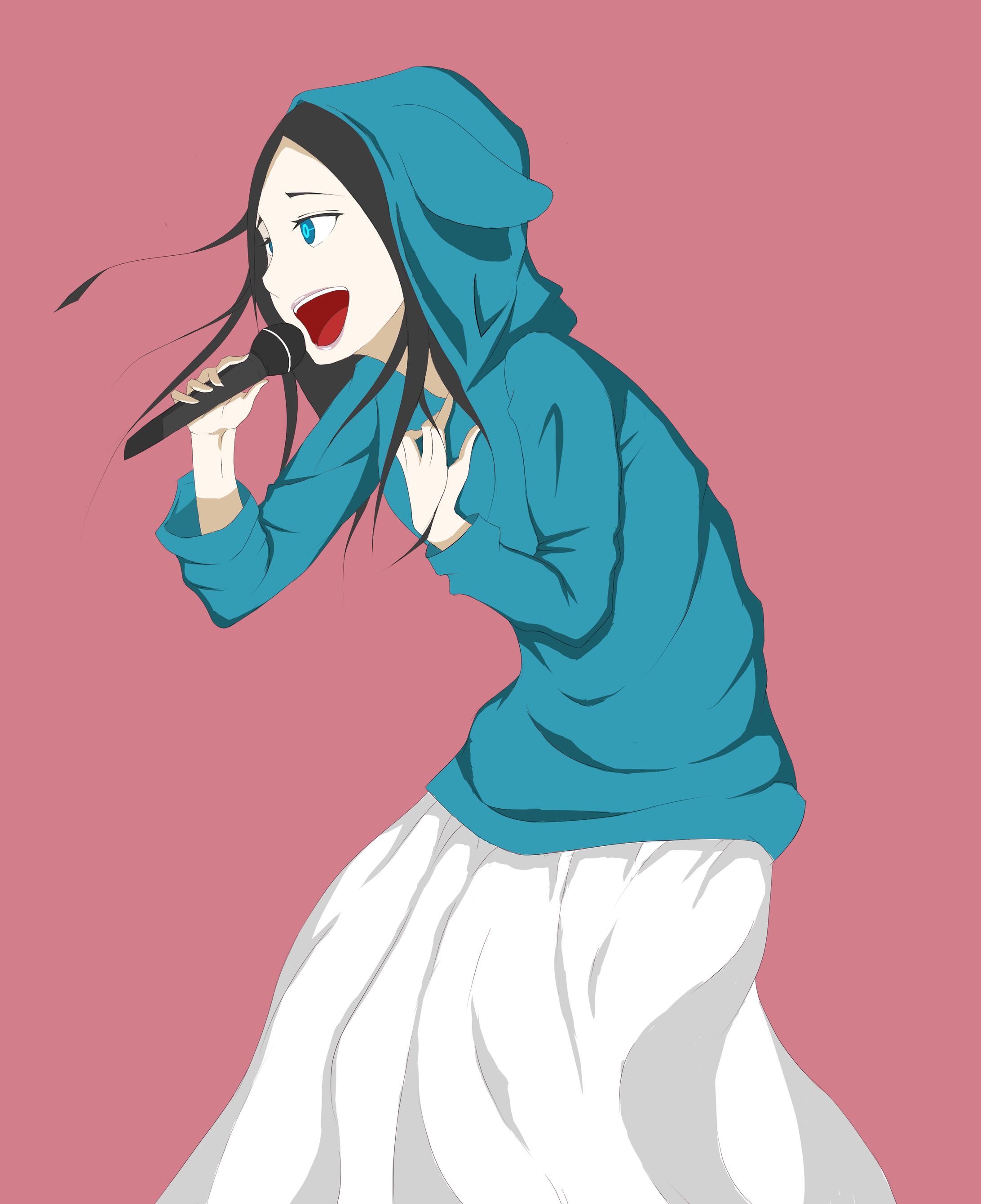 歌い手（オリジナルイラスト）-1