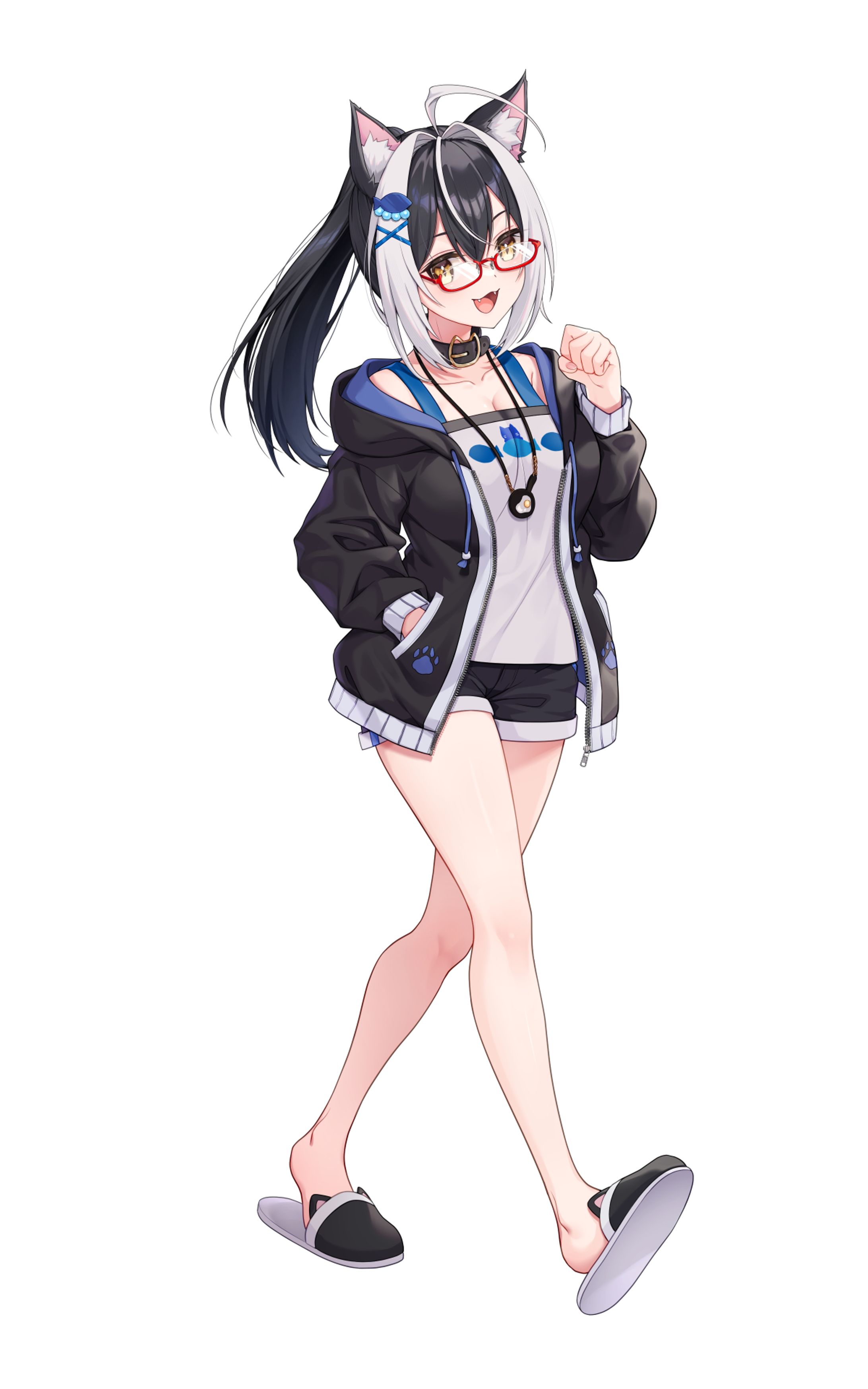 すとれいにゃんこVer.女性　キービジュ　+差分、三面図-1