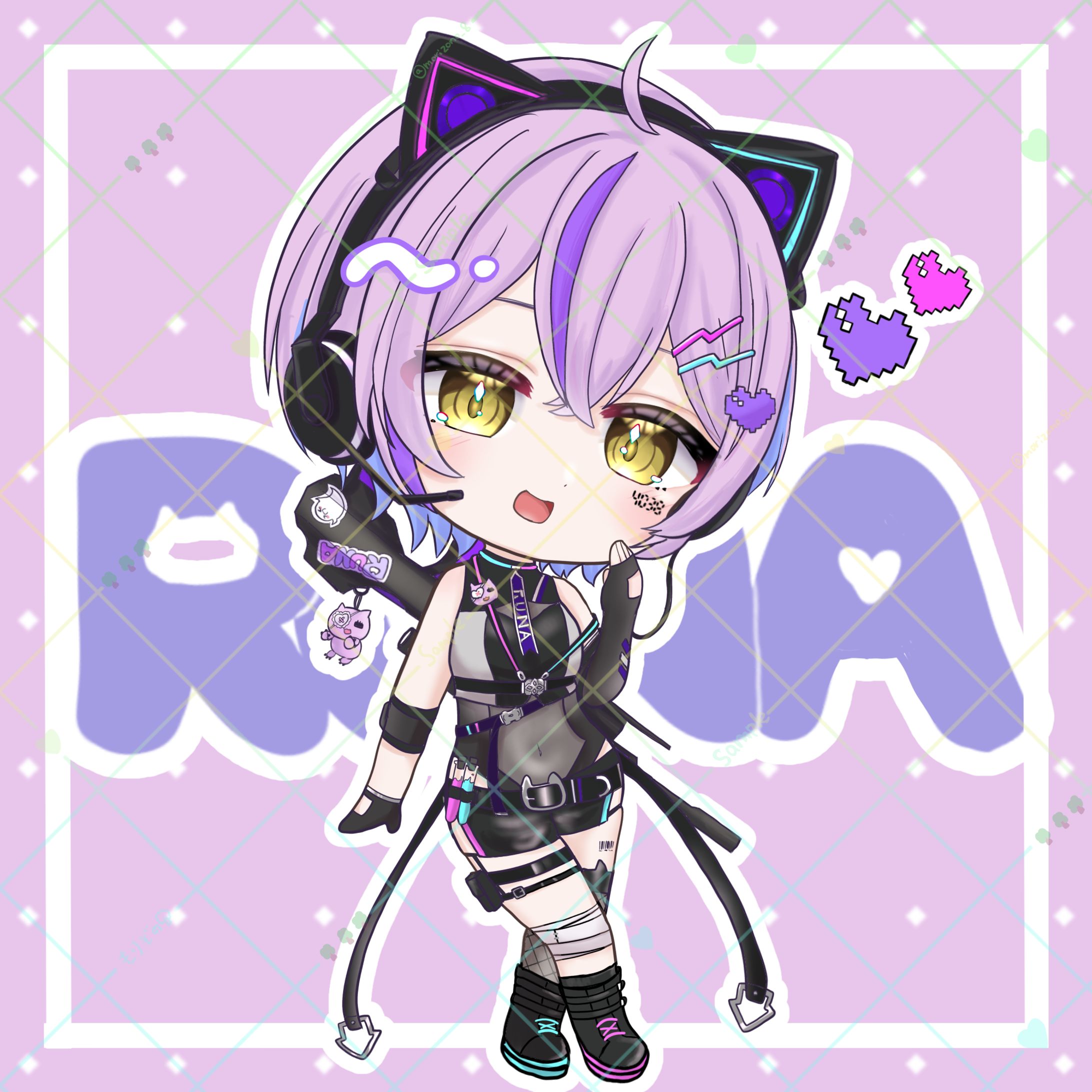 【FA】紫宮るな様☪️🐾SD-1