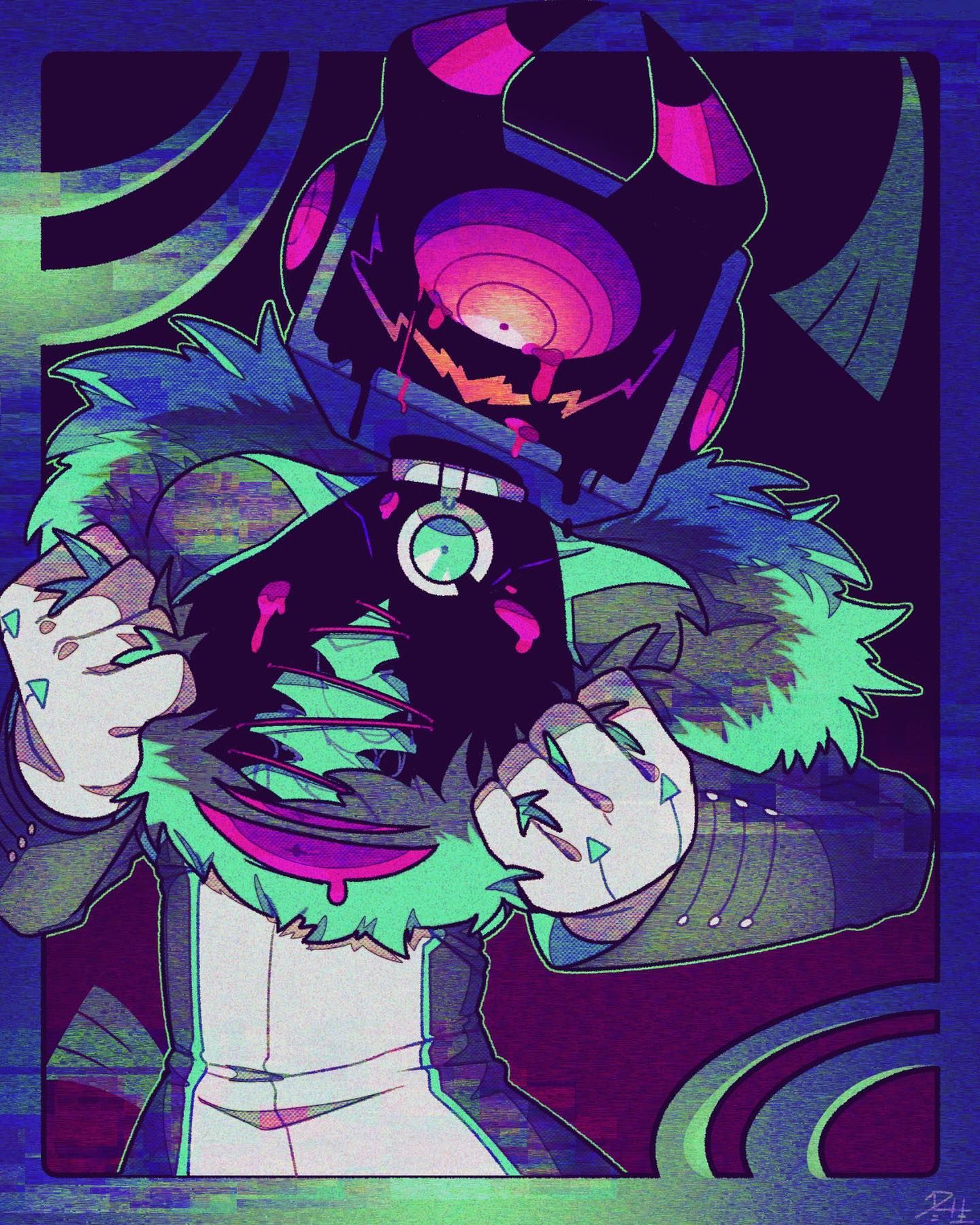 イラスト #人外 #オリジナルイラスト #オリジナルキャラクター