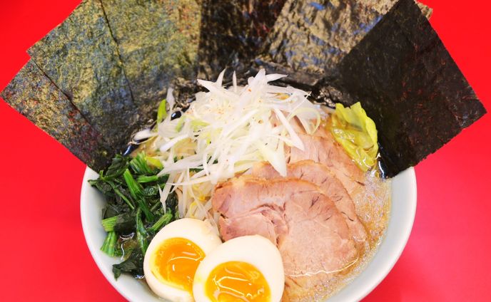 Ramen shop menu posted