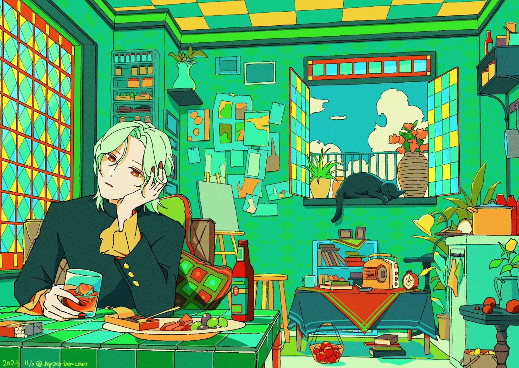 風⁡
⁡ #イラスト  #illustration  #art  #originalart  #drawing  #digitalart  #painting-1