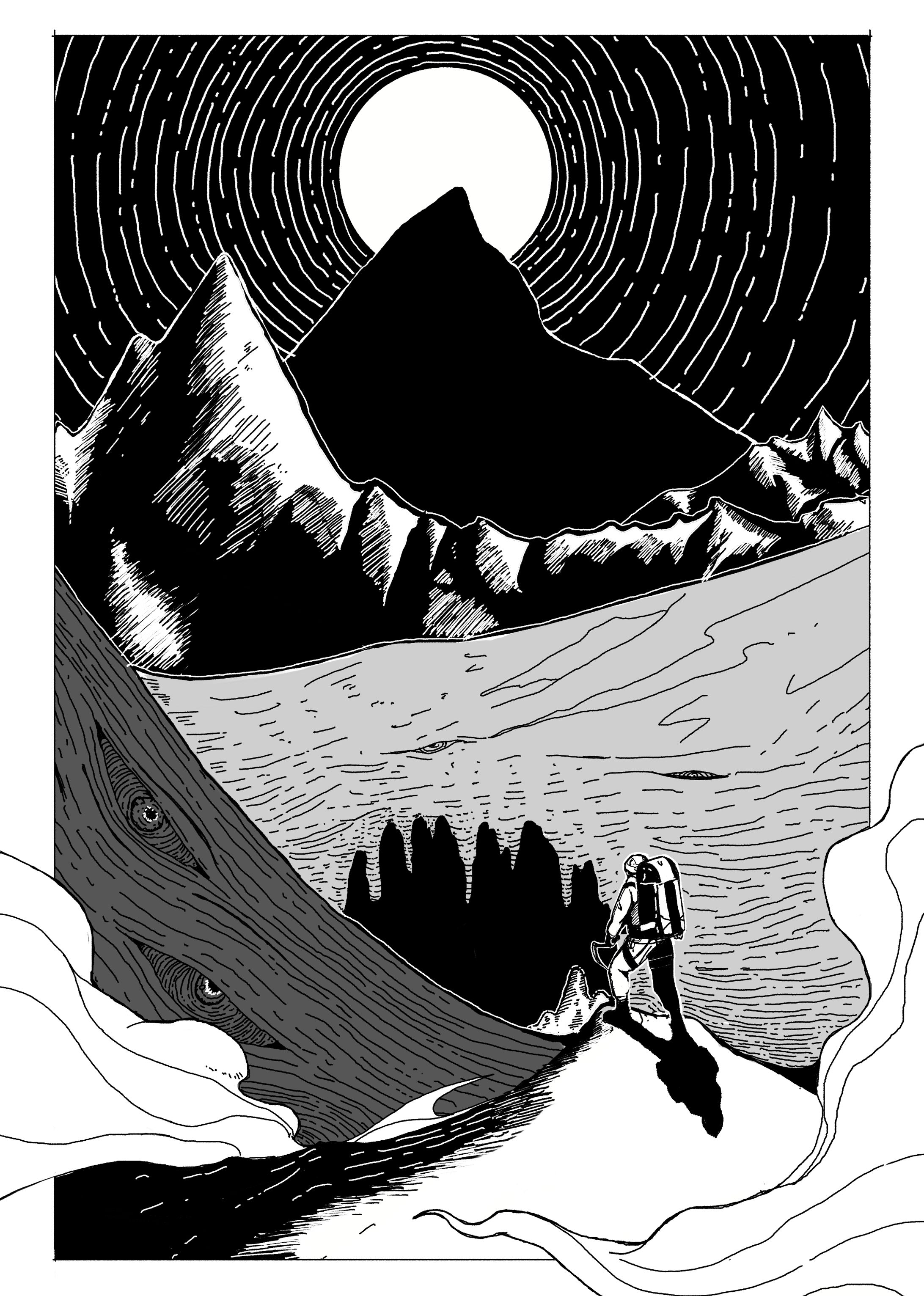 【ファンアート】狂気山脈単独登頂-1