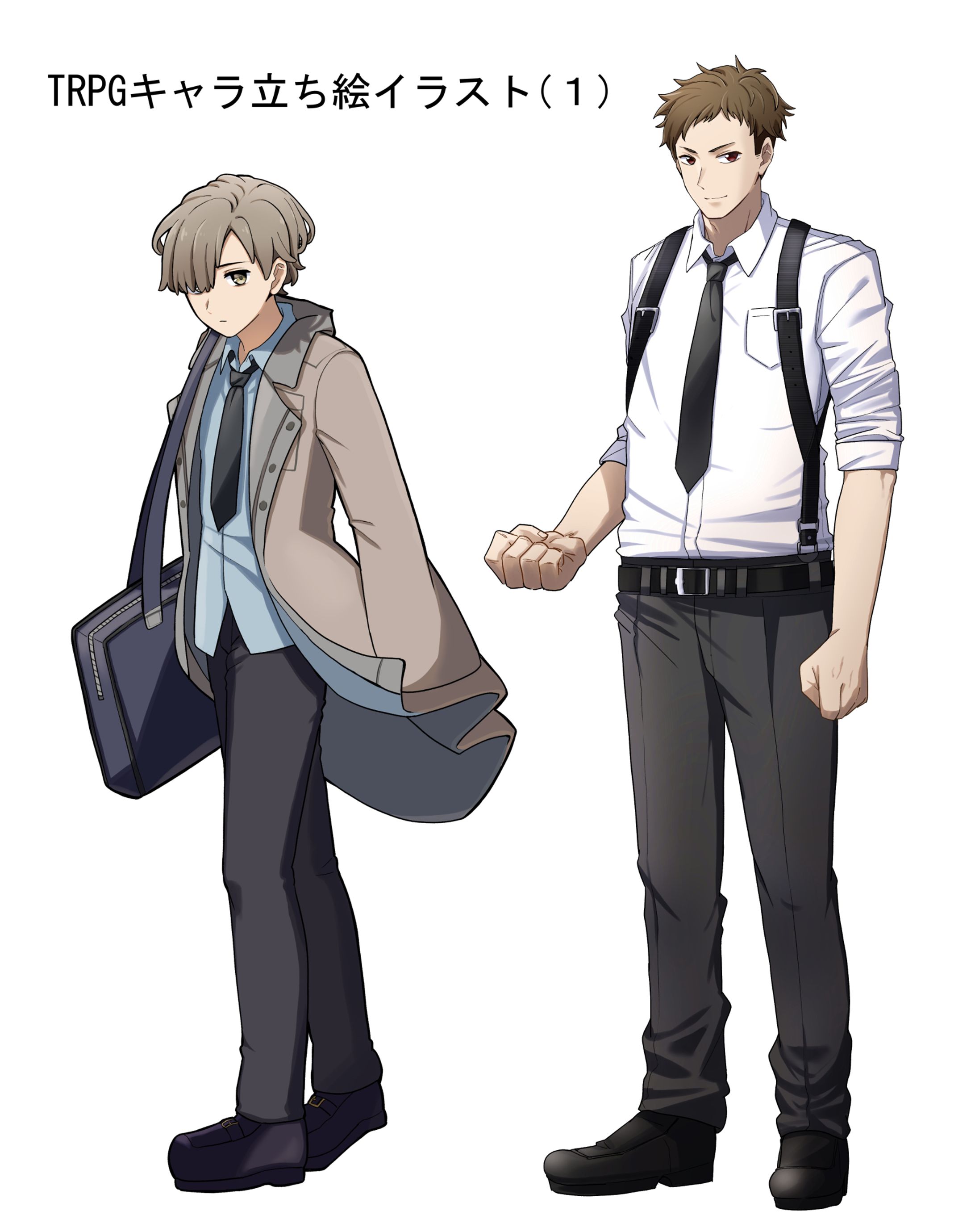 TRPGキャラ 立ち絵 男-1