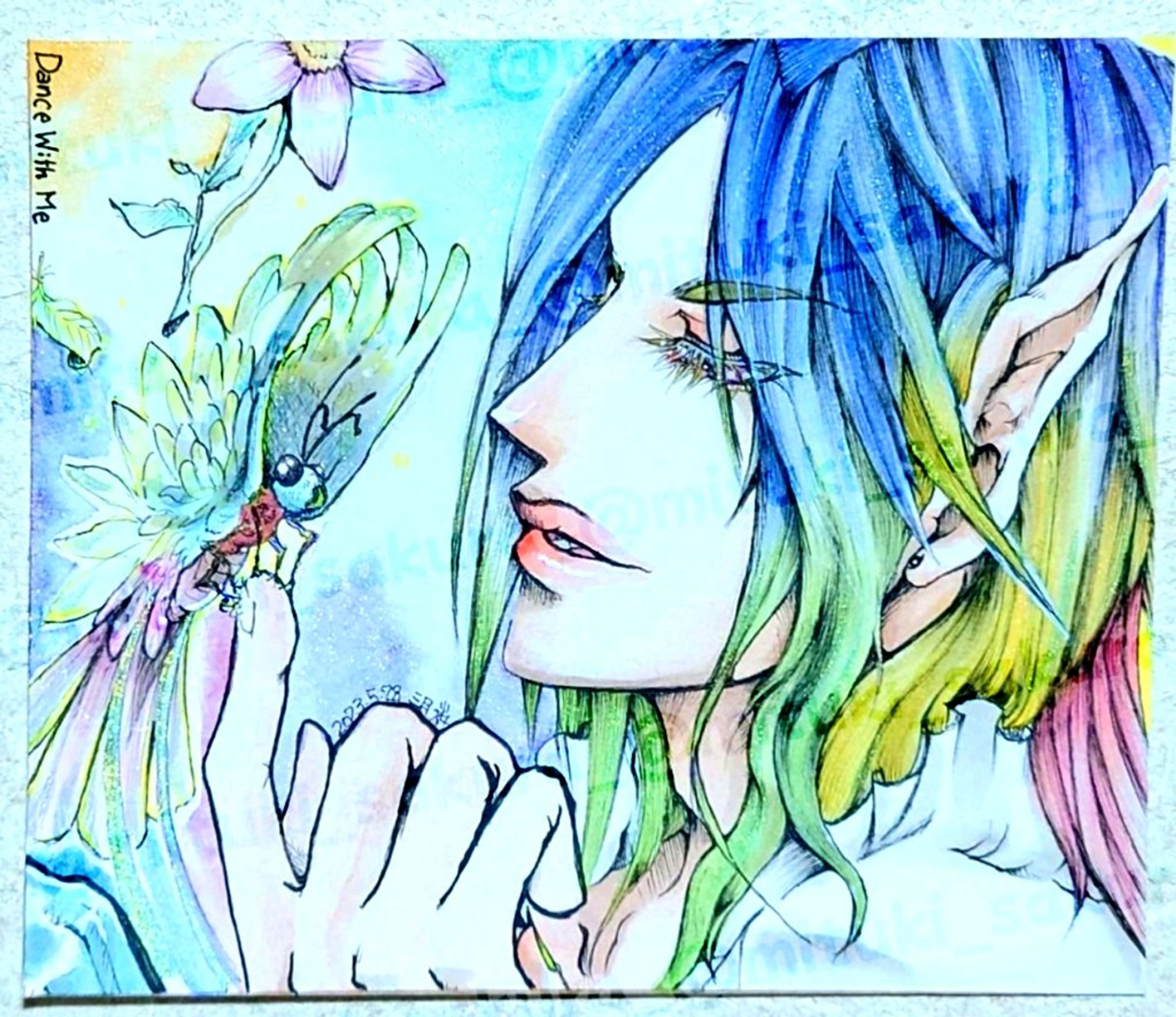 オリジナルイラスト「Dance with Me」-1